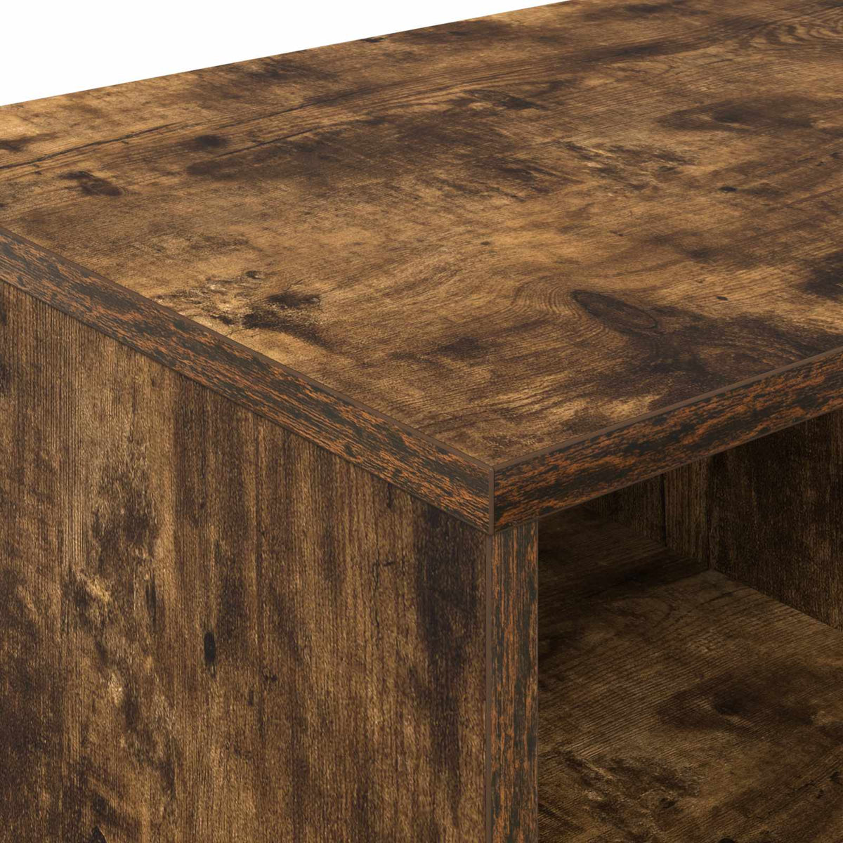 Bettschrank 2 Stk. Räuchereiche 66 x 33 x 48 cm Holzwerkstoff