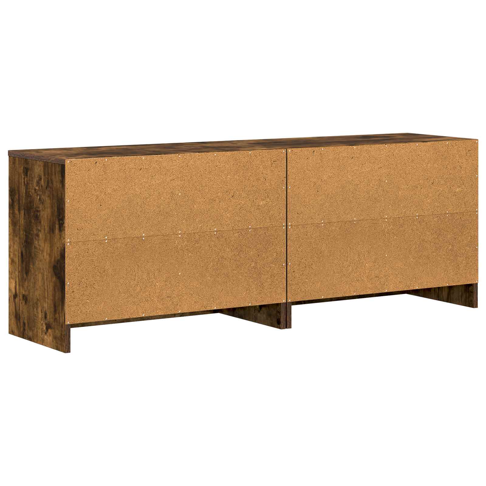 Bettschrank 2 Stk. Räuchereiche 66 x 33 x 48 cm Holzwerkstoff