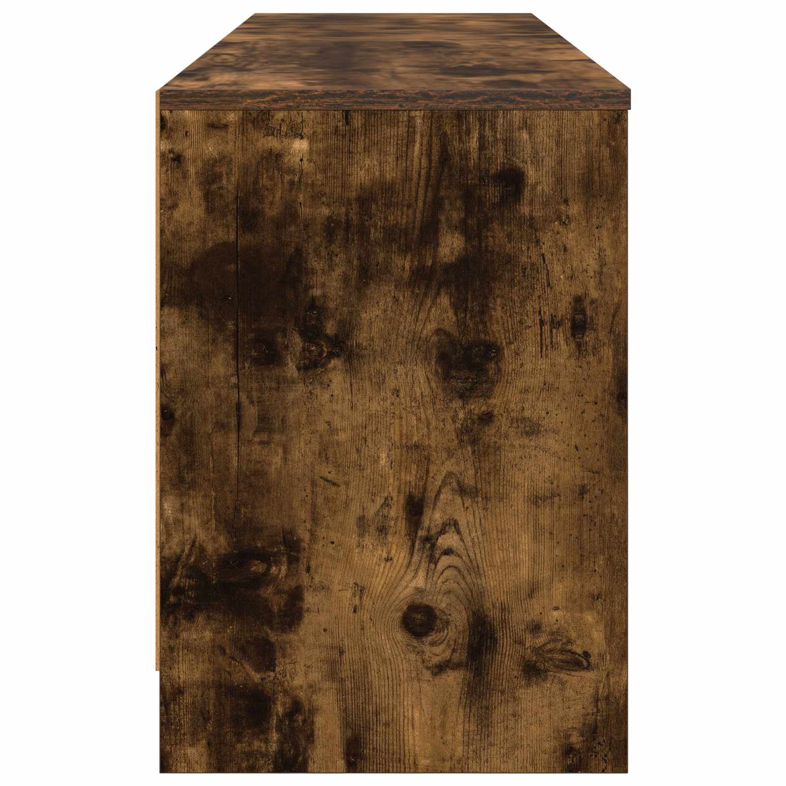 Bettschrank 2 Stk. Räuchereiche 66 x 33 x 48 cm Holzwerkstoff