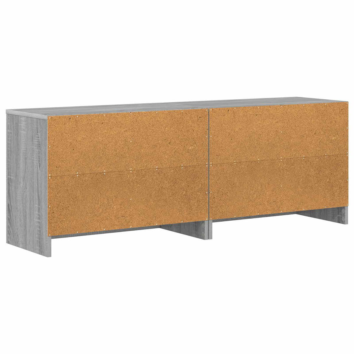 Bettschrank 2 Stk. Sonoma-Grau 66 x 33 x 48 cm Holzwerkstoff