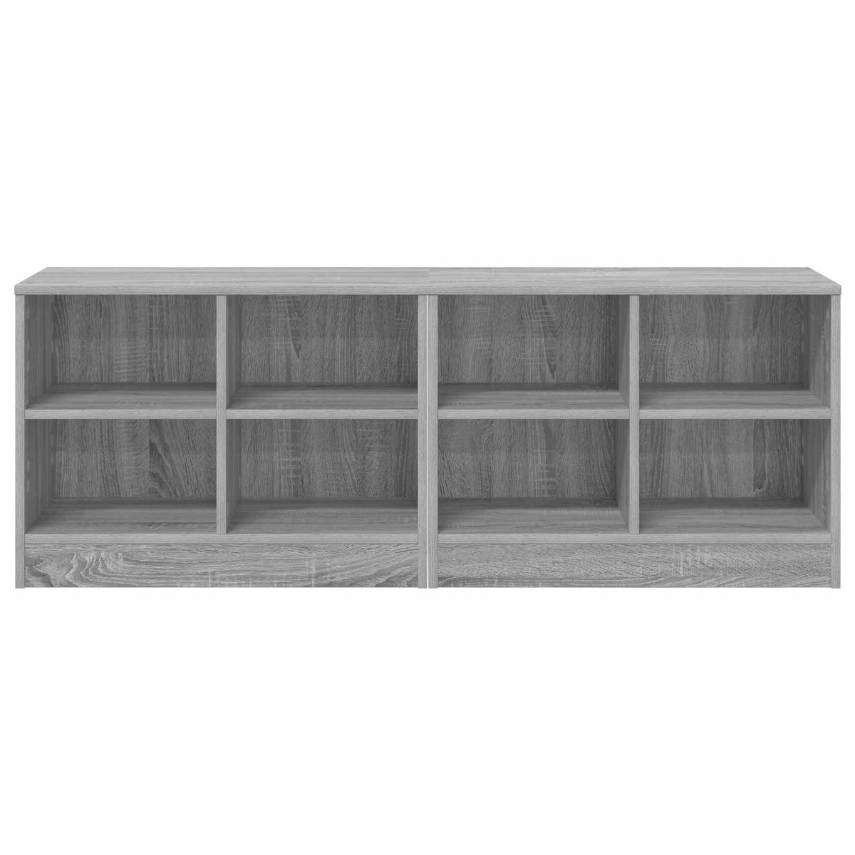 Bettschrank 2 Stk. Sonoma-Grau 66 x 33 x 48 cm Holzwerkstoff