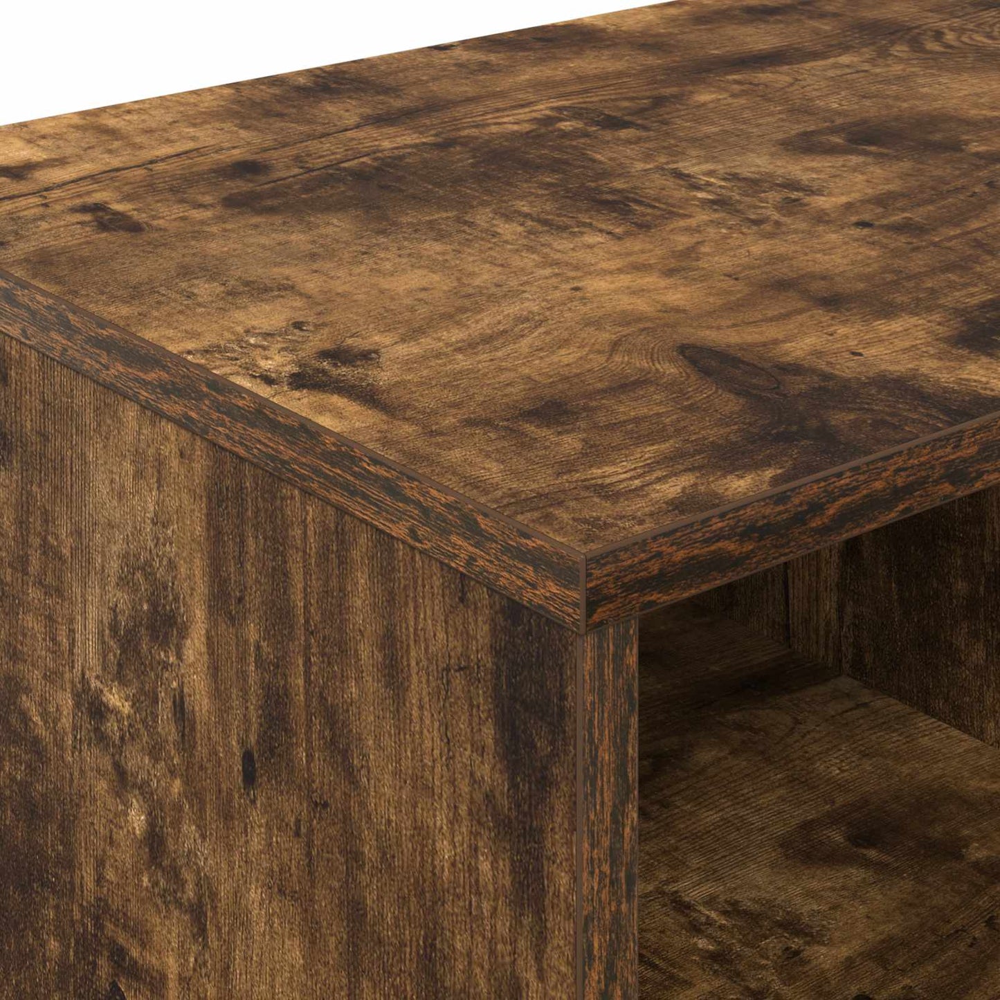 Bettschrank 2 Stk. Altholz 66 x 33 x 48 cm Holzwerkstoff
