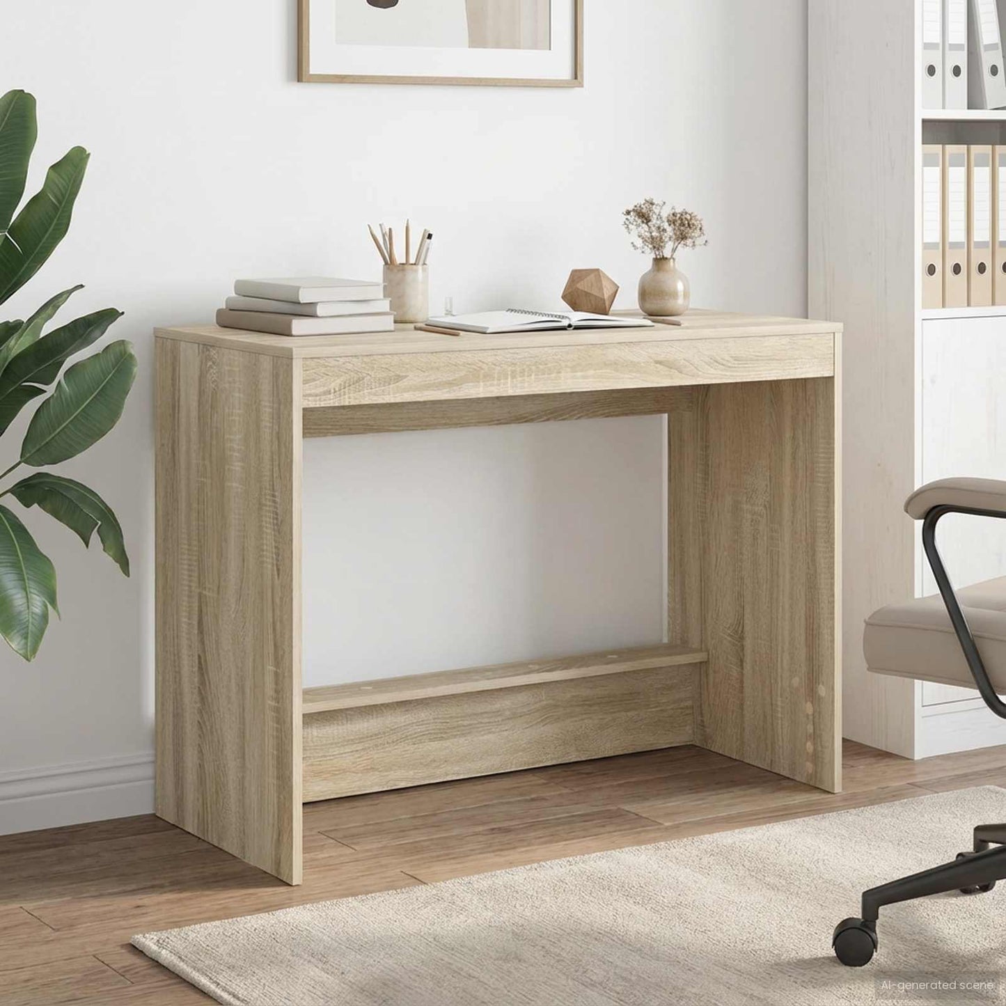 Bett-Schreibtisch Sonoma-Eiche Holzwerkstoff 100 x 45 x 75 cm