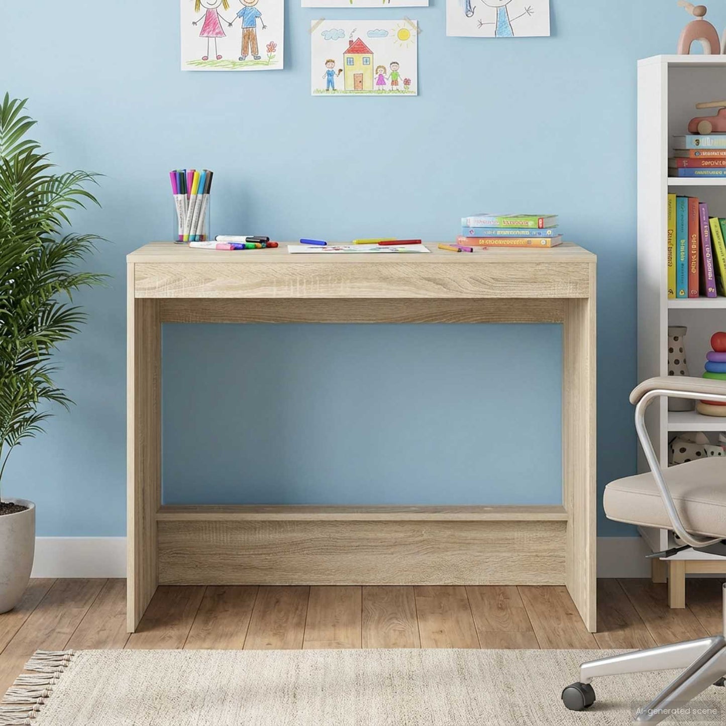 Bett-Schreibtisch Sonoma-Eiche Holzwerkstoff 100 x 45 x 75 cm