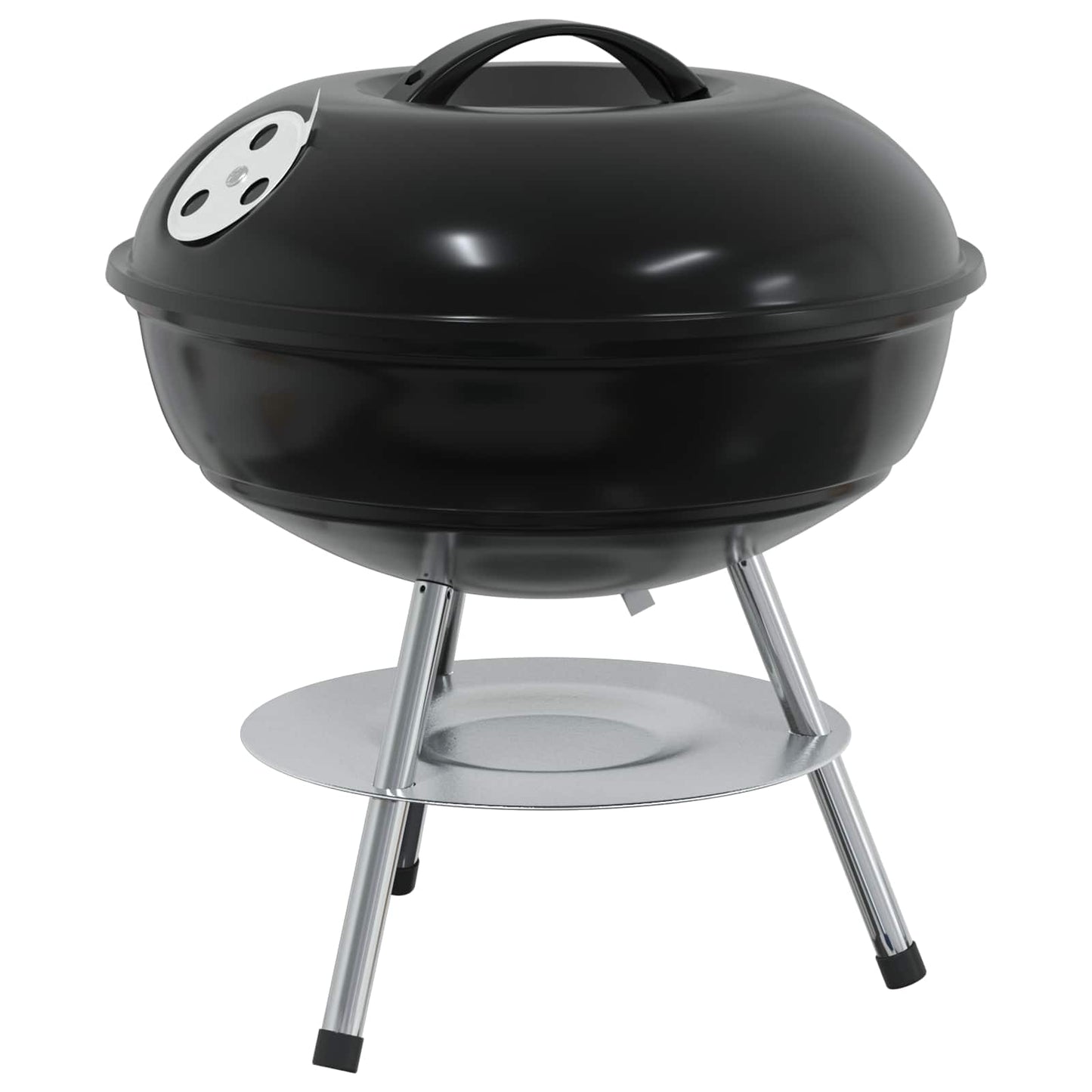 Holzkohlegrill 36,5 x 36,5 x 40 cm Schwarz