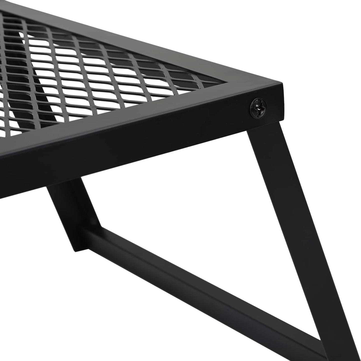Faltbarer Campinggrill 58 x 31 x 2 cm Legierter Stahl Schwarz