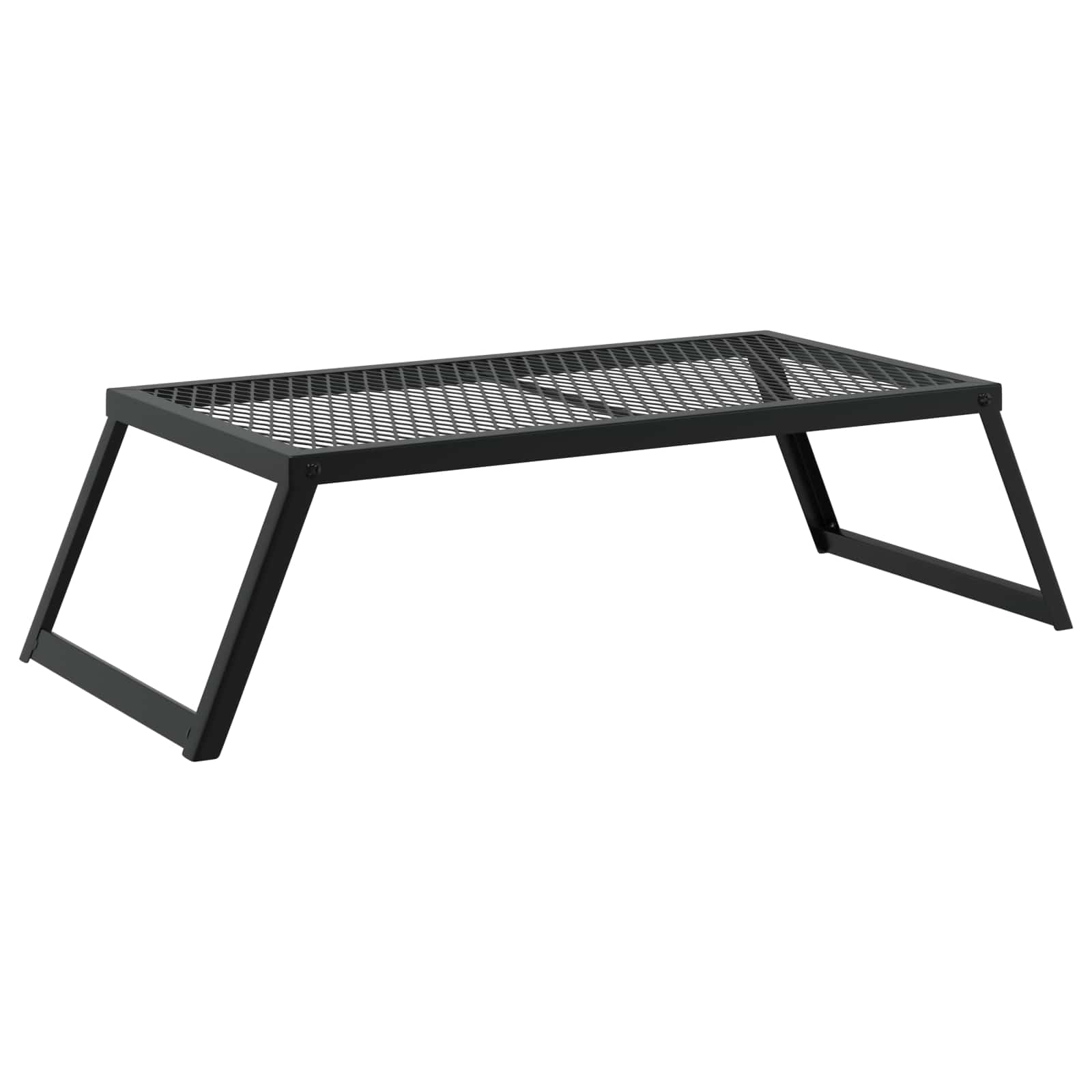 Faltbarer Campinggrill 58 x 31 x 2 cm Legierter Stahl Schwarz