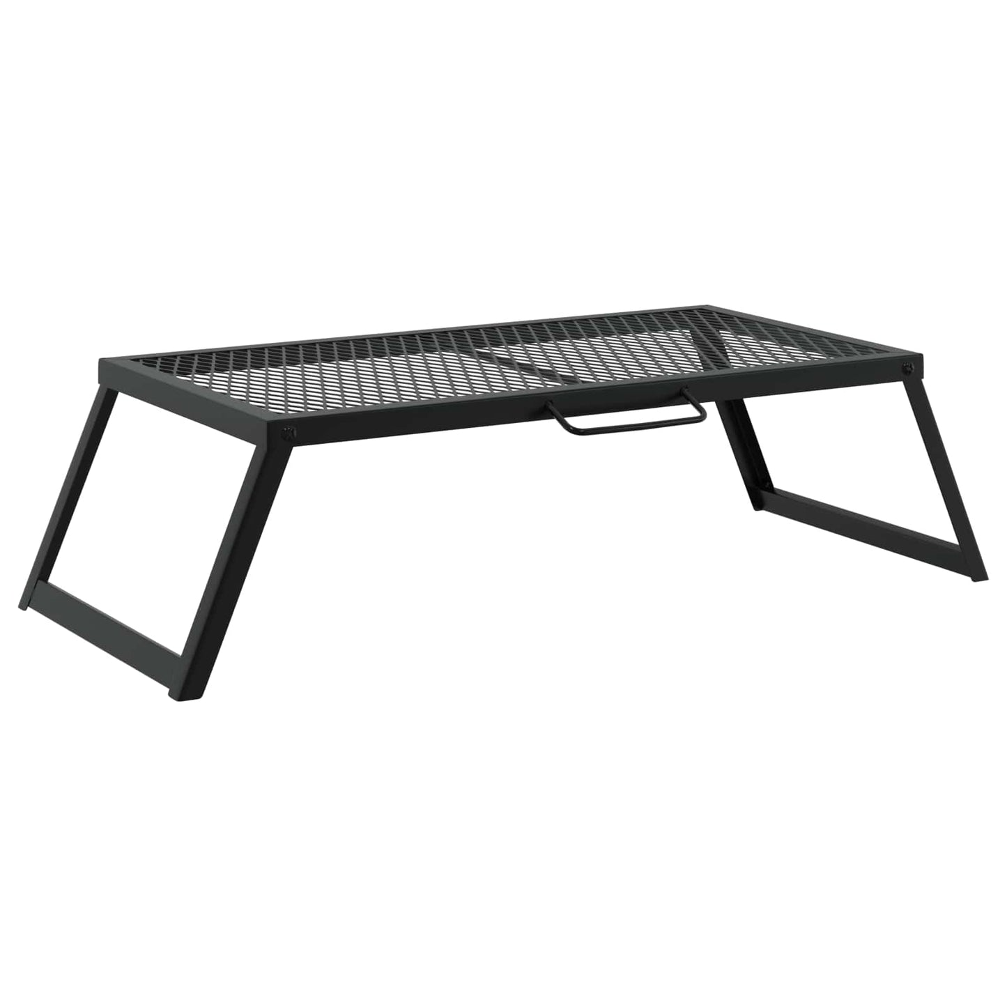 Faltbarer Campinggrill 58 x 31 x 2 cm Legierter Stahl Schwarz