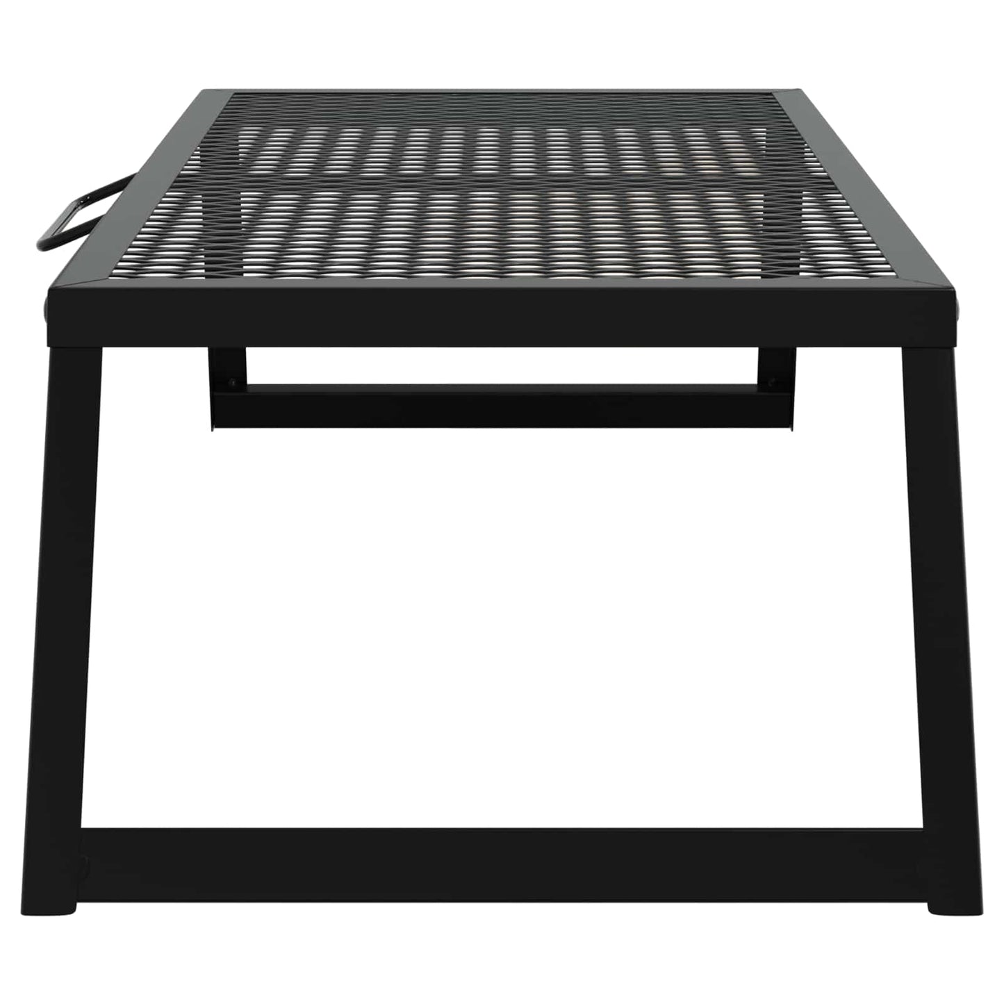 Faltbarer Campinggrill 58 x 31 x 2 cm Legierter Stahl Schwarz