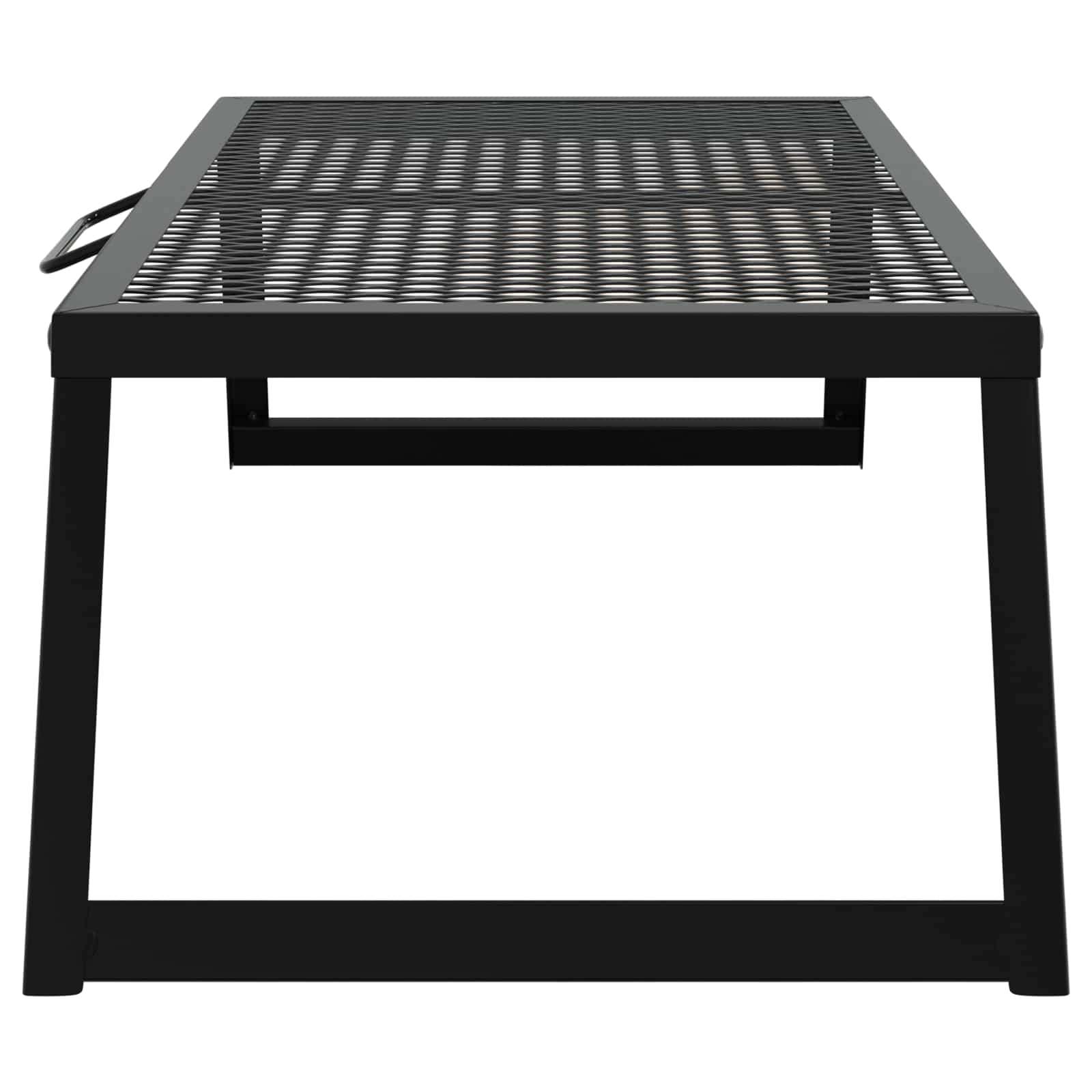 Faltbarer Campinggrill 58 x 31 x 2 cm Legierter Stahl Schwarz