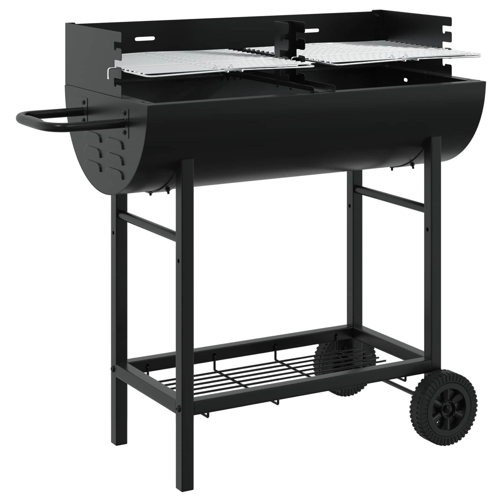 Holzkohlegrill 96,5 x 42,5 x 88,5 cm Schwarz