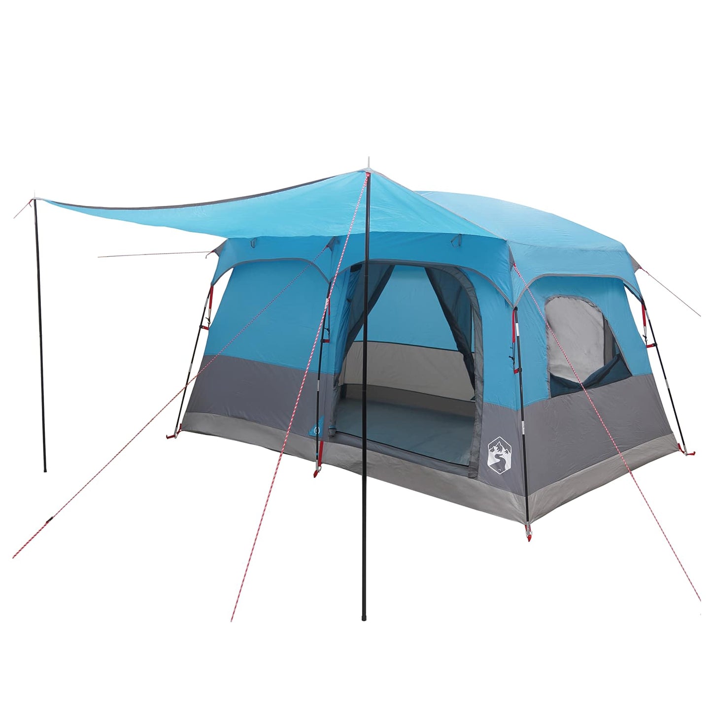 Familienzelt 6 Personen Blau Polyester
