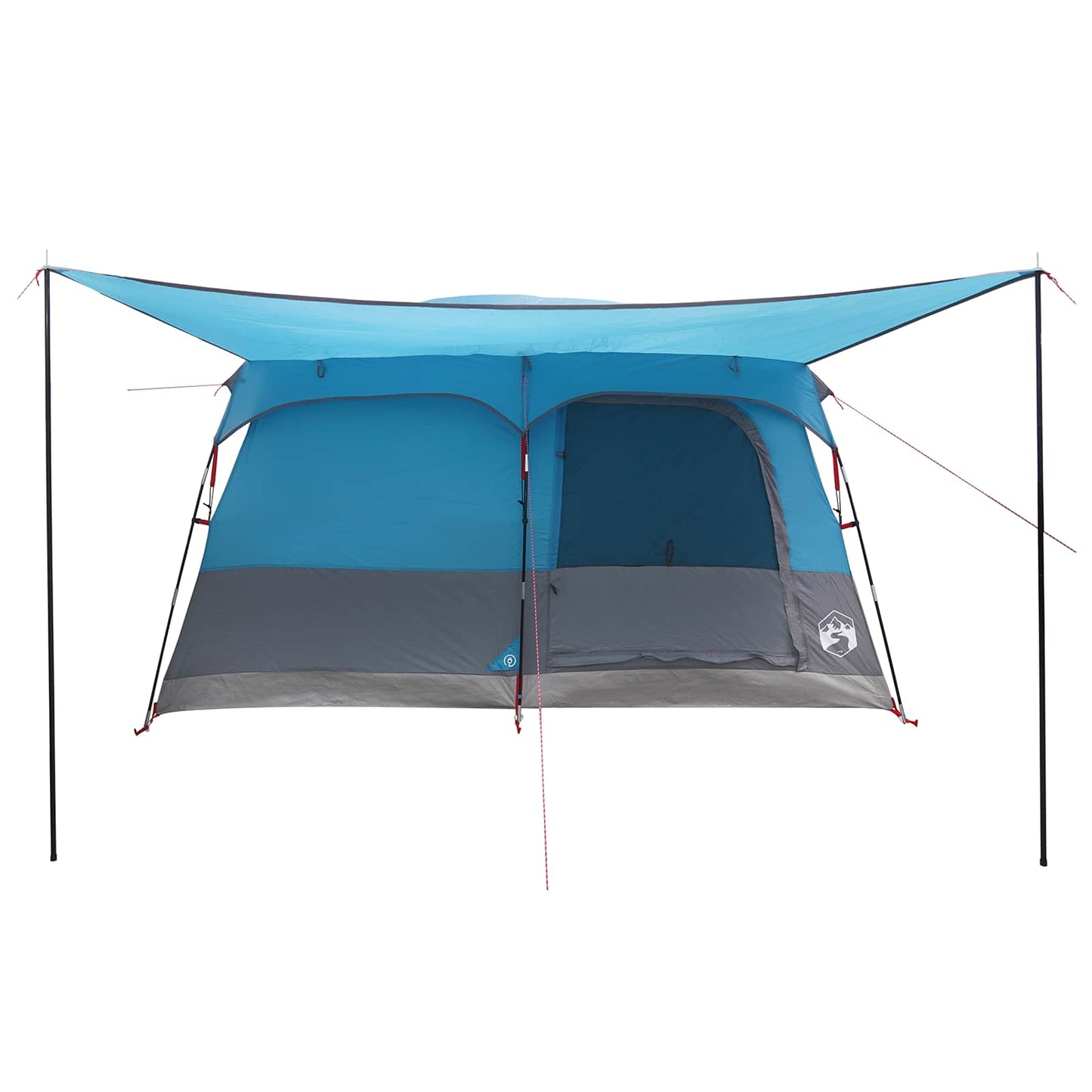 Familienzelt 6 Personen Blau Polyester