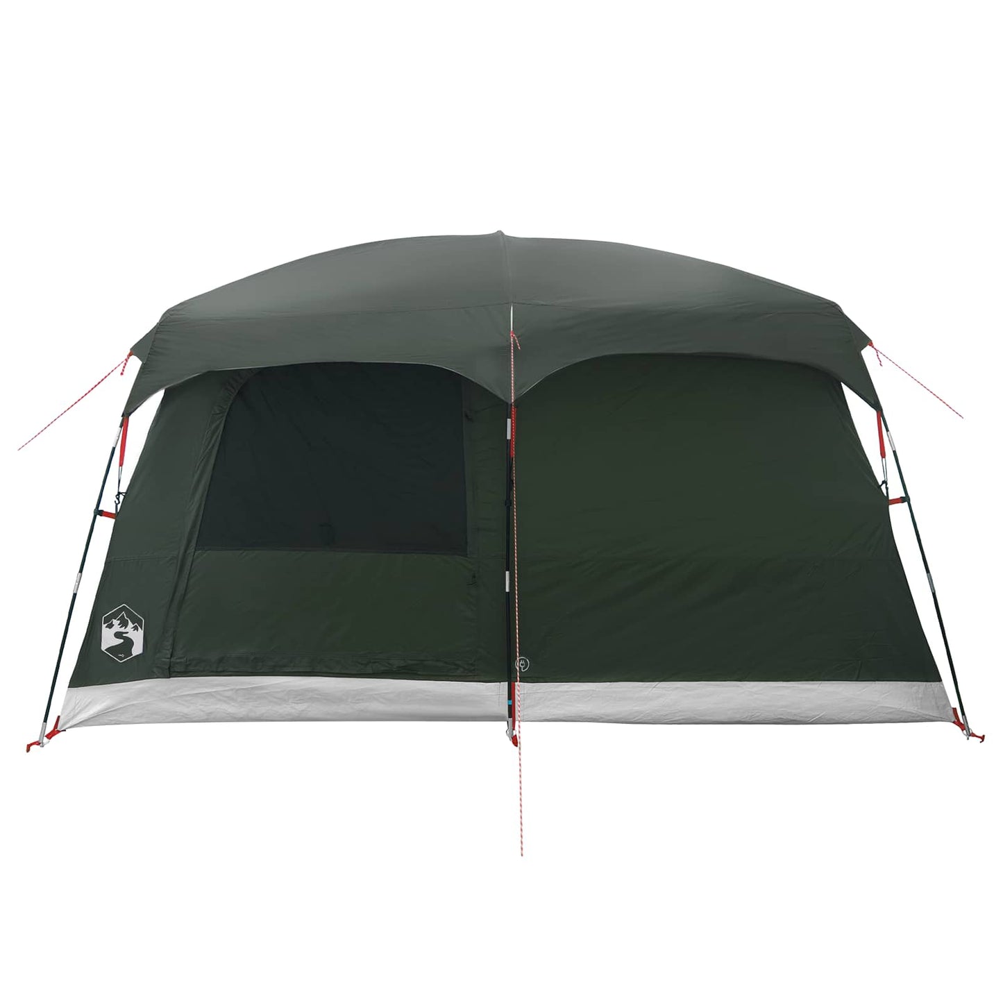 Familienzelt 6 Personen Olivegrün Polyester