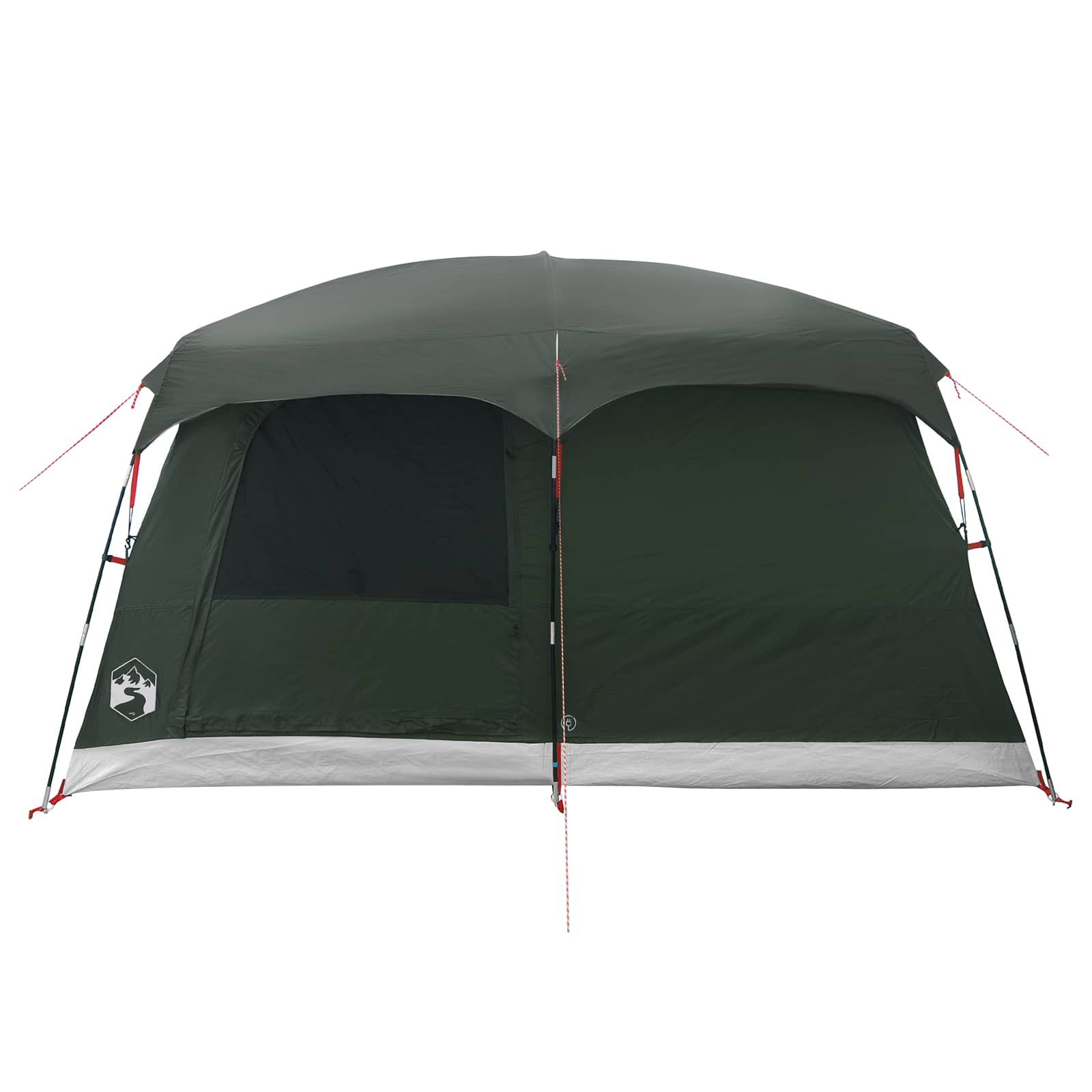 Familienzelt 6 Personen Olivegrün Polyester