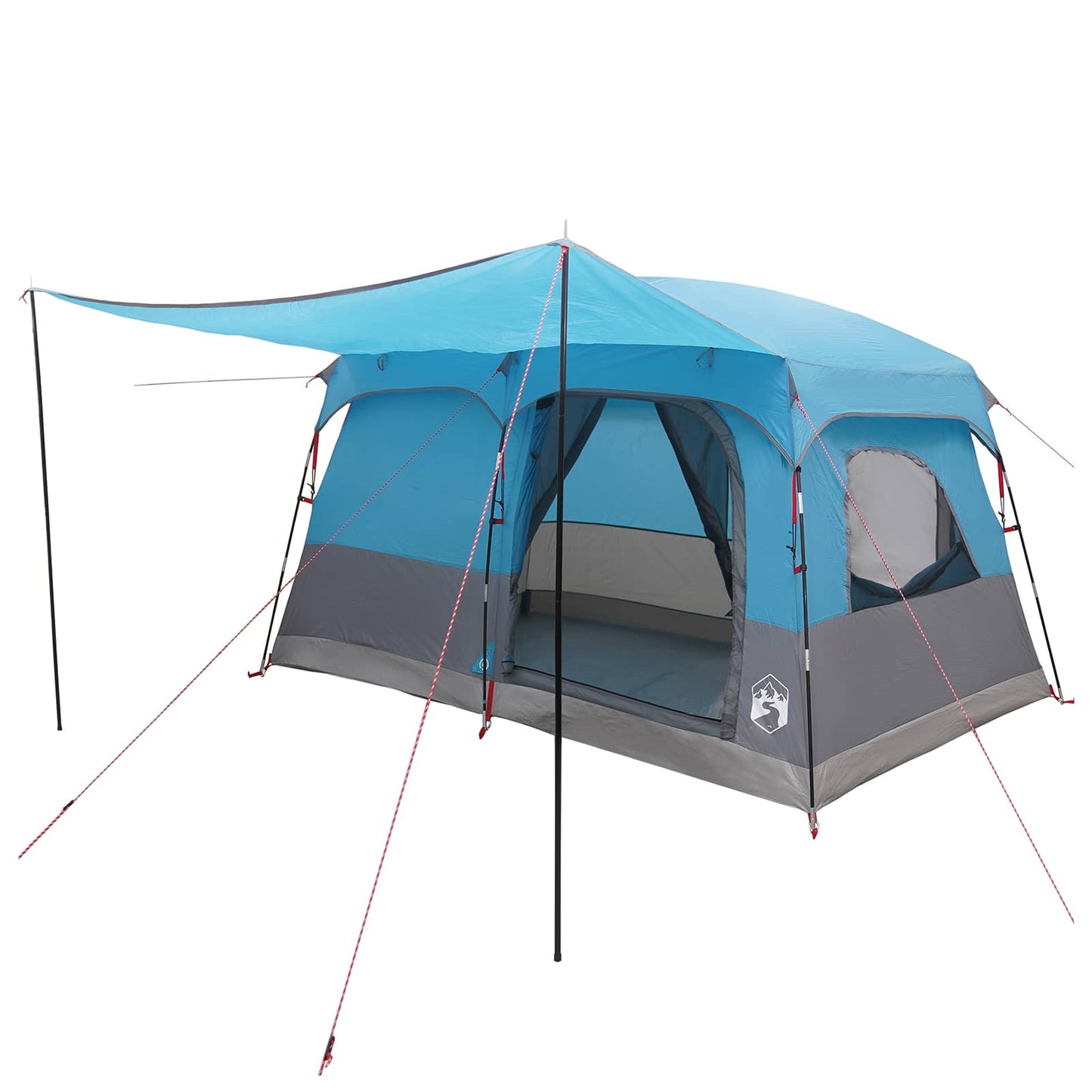 Familienzelt 8 Personen Blau Polyester