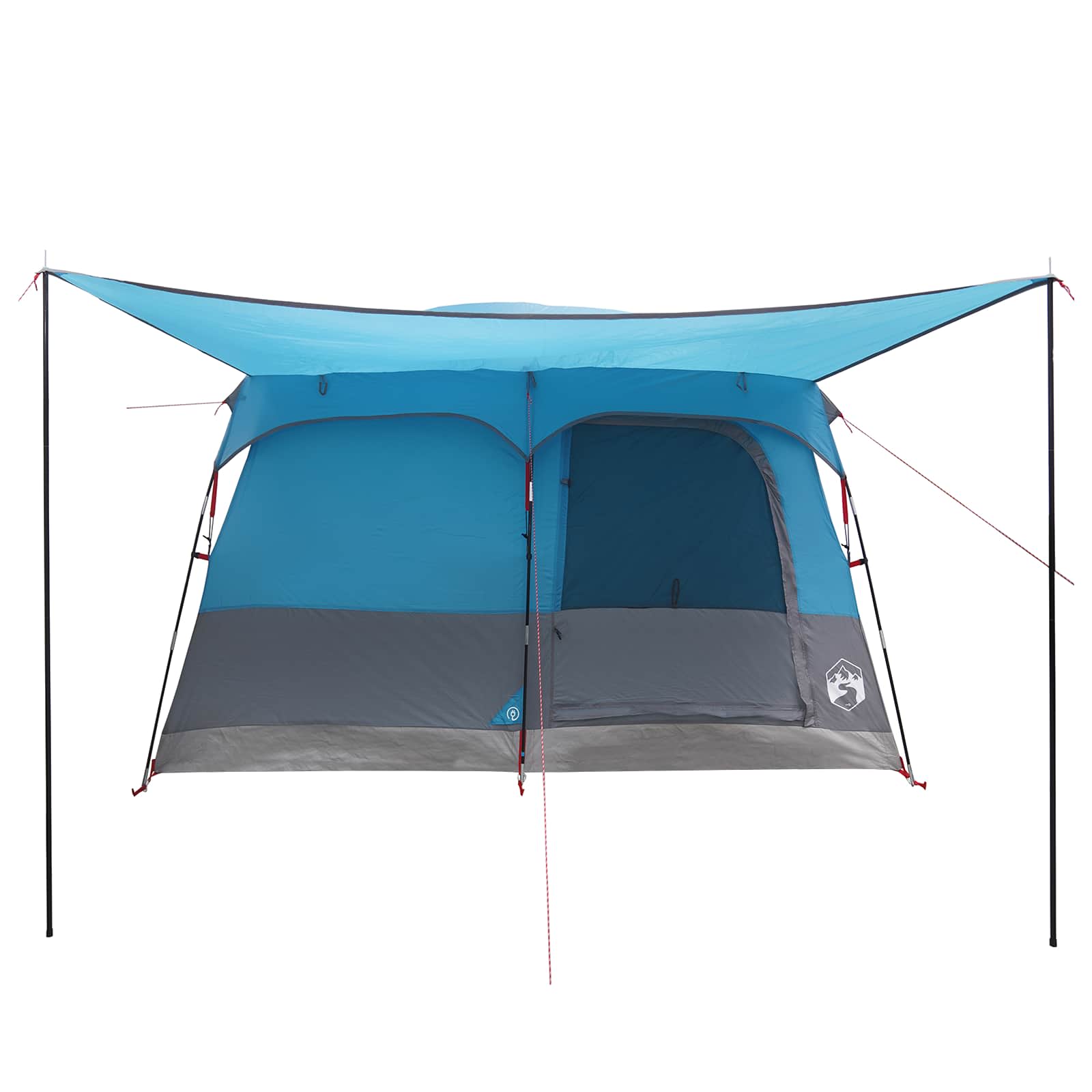 Familienzelt 8 Personen Blau Polyester