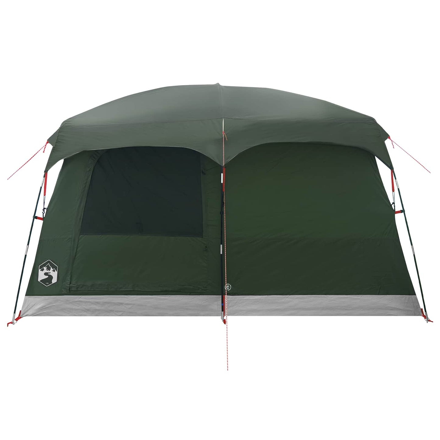 Familienzelt 8 Personen Olivegrün Polyester