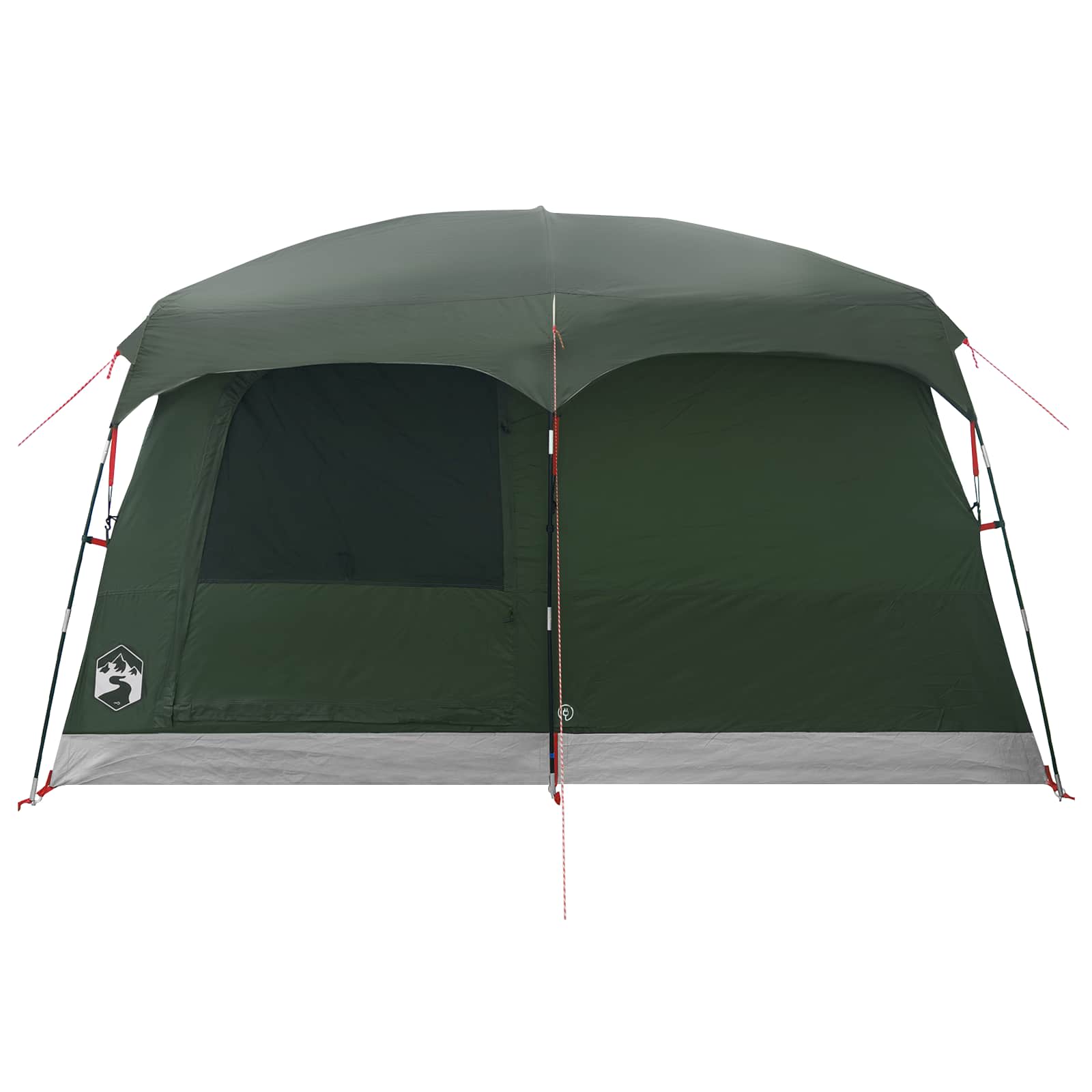 Familienzelt 8 Personen Olivegrün Polyester