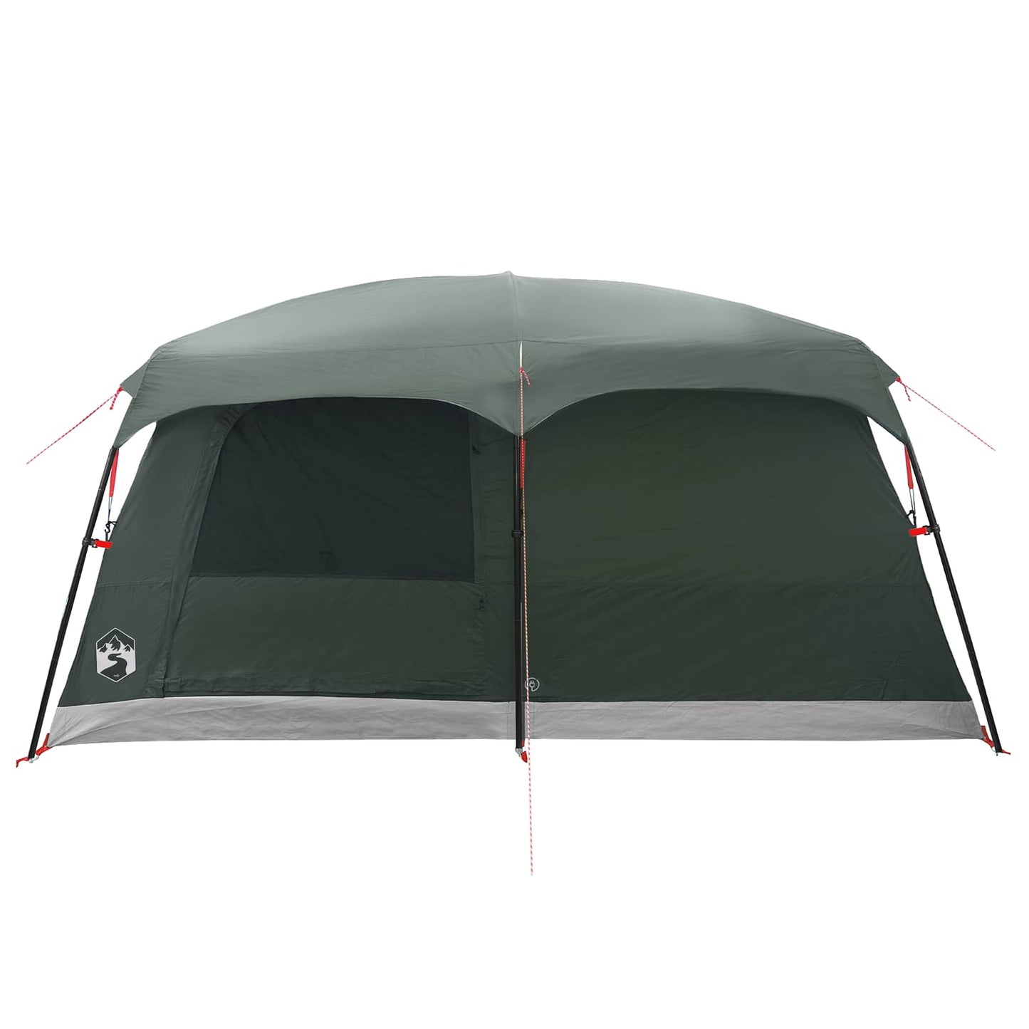 Familienzelt 10 Personen Olivegrün Polyester und Stahl