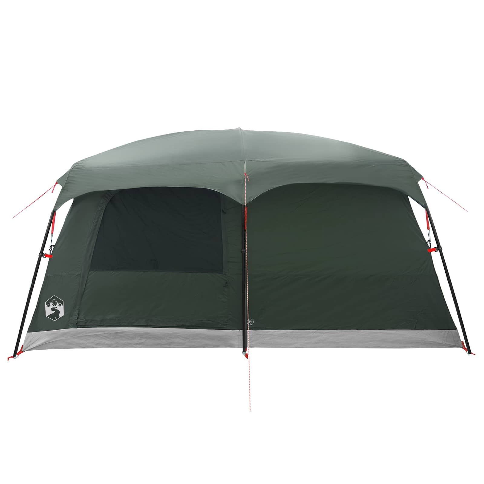 Familienzelt 10 Personen Olivegrün Polyester und Stahl