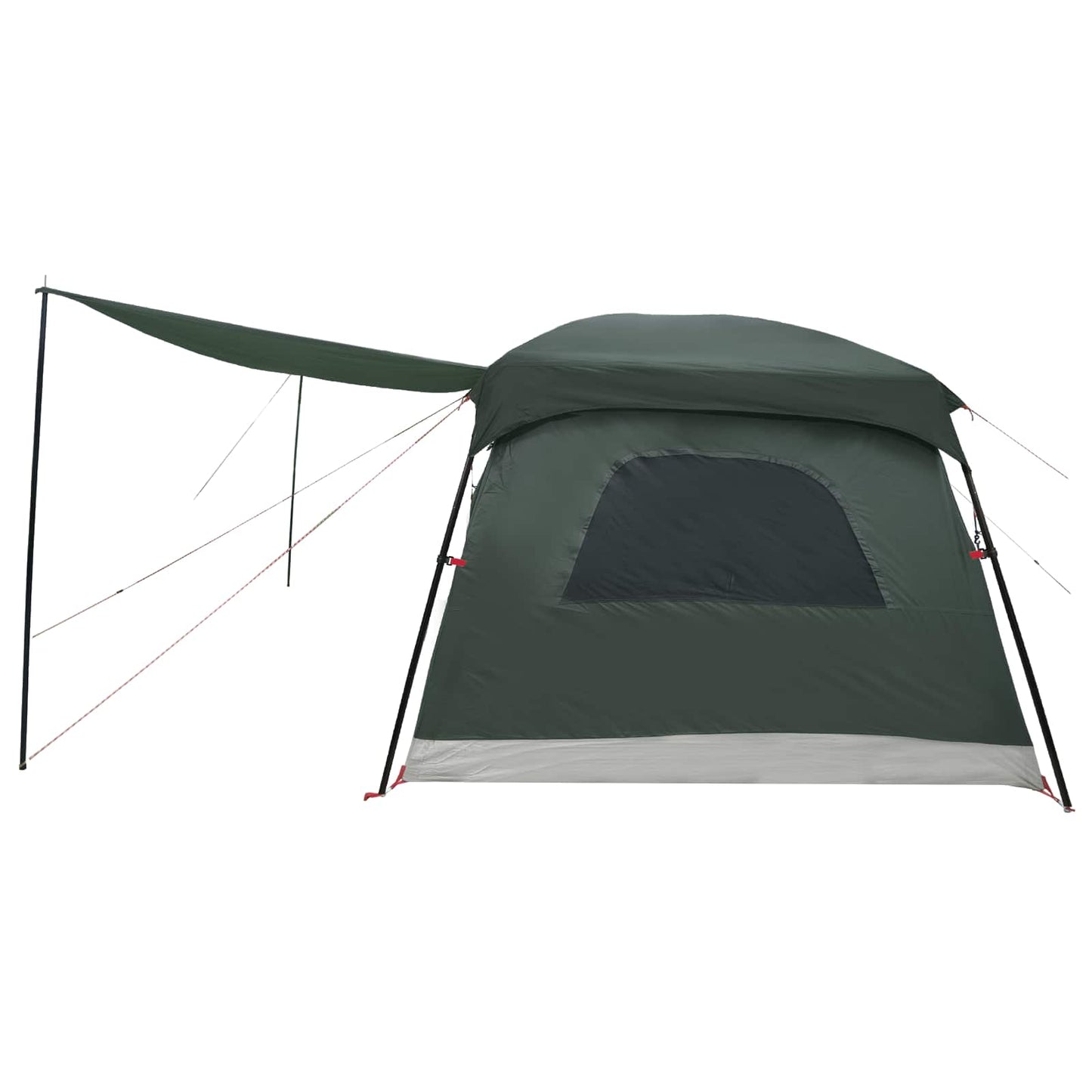 Familienzelt 10 Personen Olivegrün Polyester und Stahl