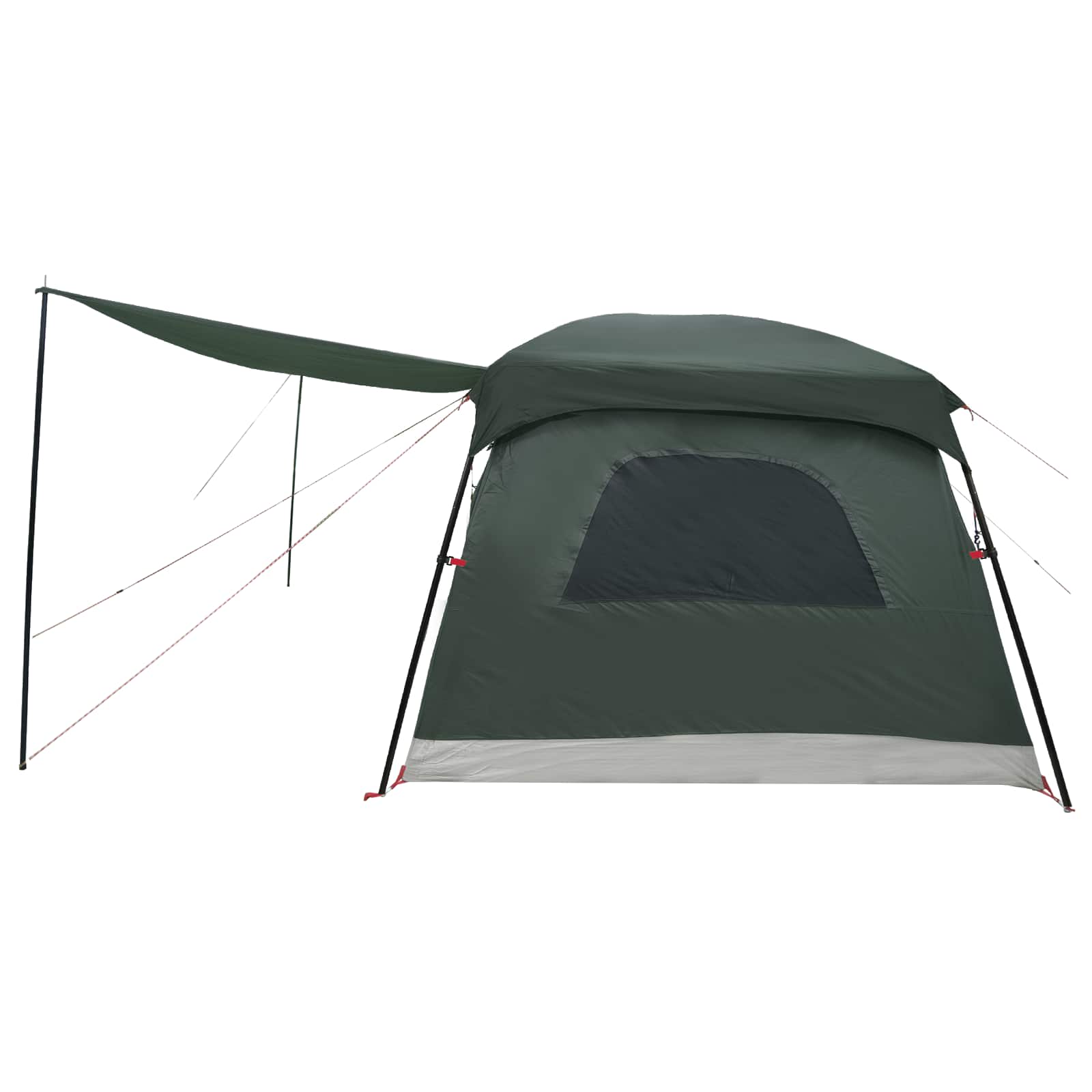 Familienzelt 10 Personen Olivegrün Polyester und Stahl
