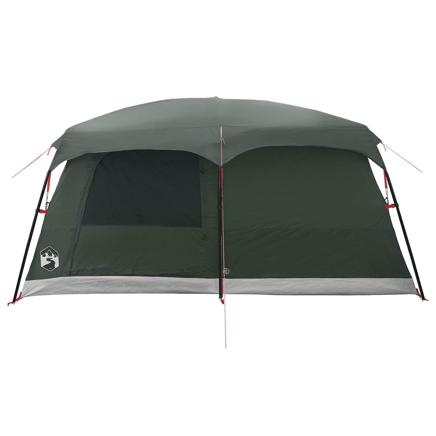 Familienzelt 14 Personen Olivegrün Polyester und Stahl