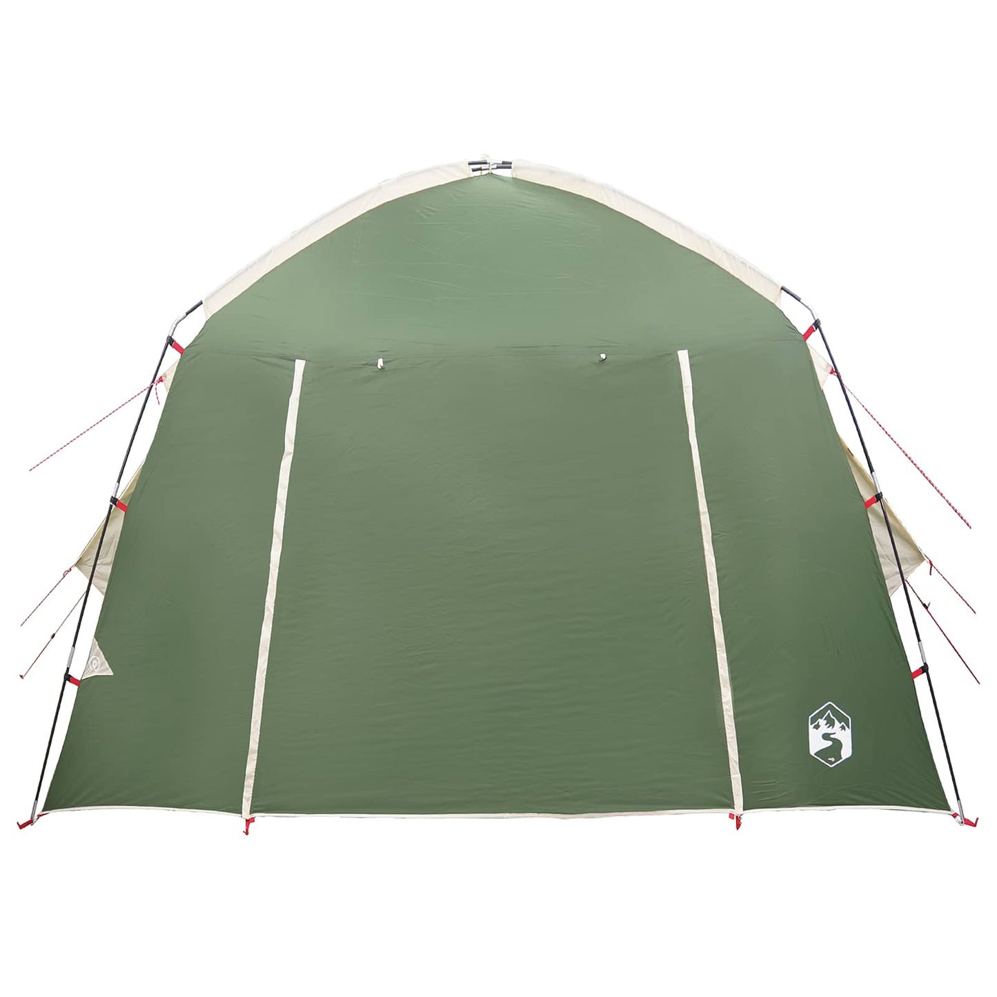 Hütten-Zelt mit Dach Grün 210 x 210 x 138 cm Polyester
