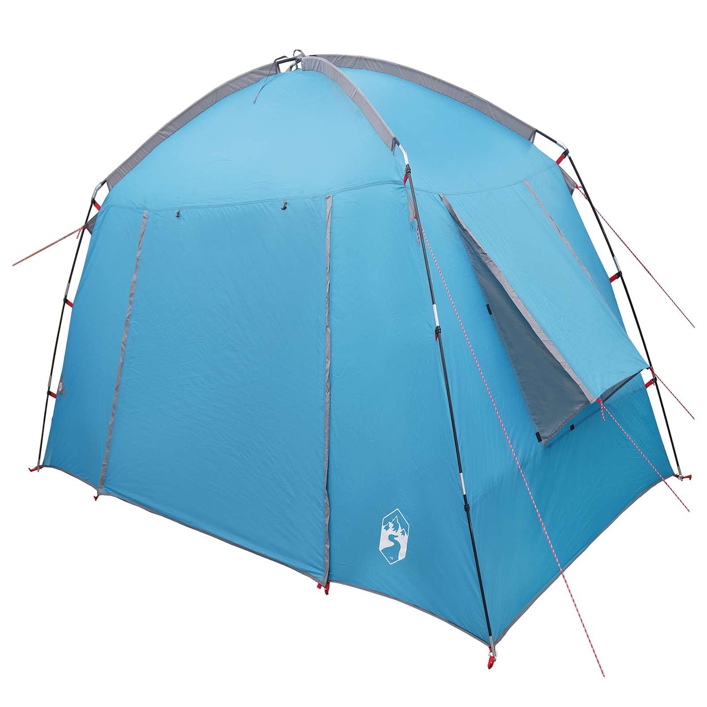 Hütten-Zelt mit Dach Blau 210 x 210 x 138 cm Polyester