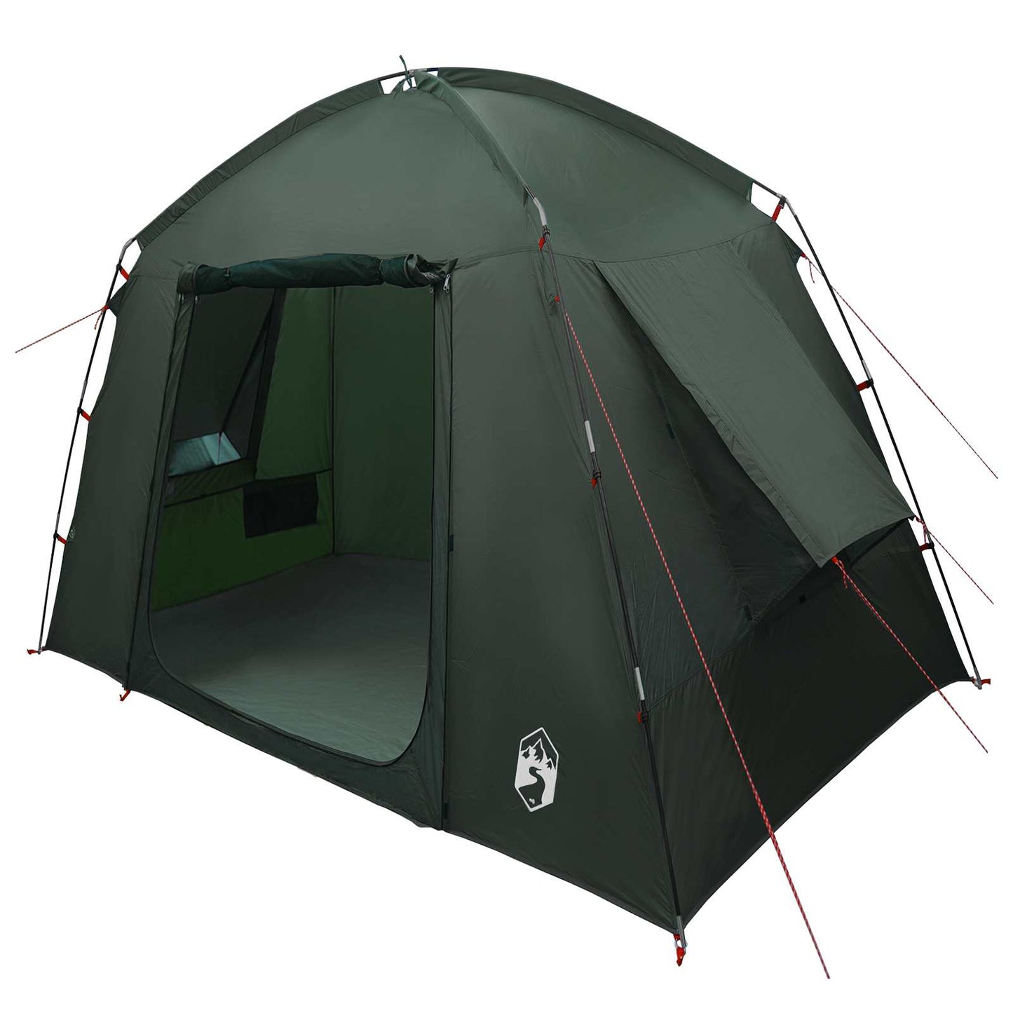 Hütten-Zelt mit Dach Olivegrün 210 x 210 x 138 cm Polyester