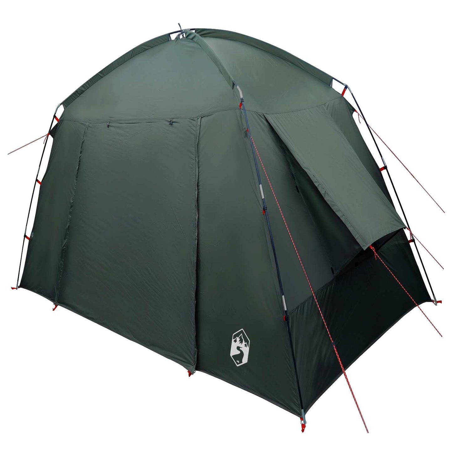 Hütten-Zelt mit Dach Olivegrün 210 x 210 x 138 cm Polyester