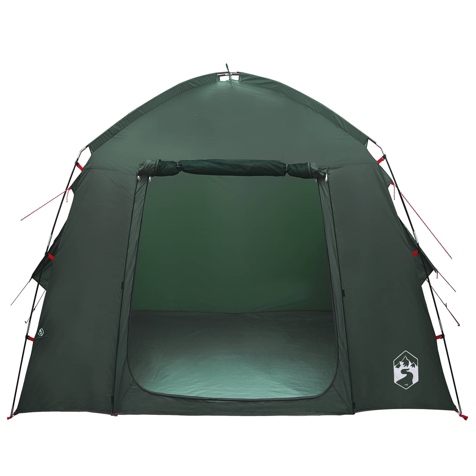 Hütten-Zelt mit Dach Olivegrün 210 x 210 x 138 cm Polyester