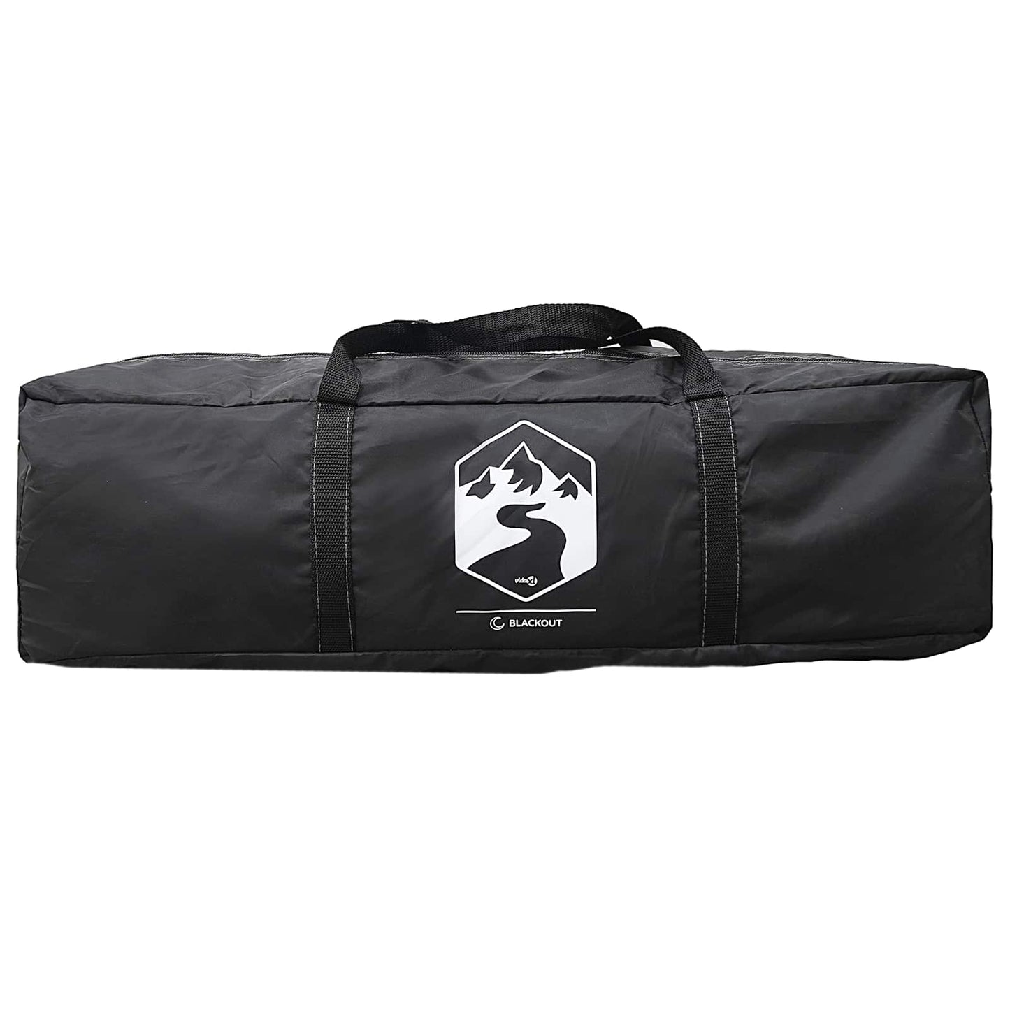 Hütten-Zelt mit Dach Weiß Blackout 210 x 210 x 138 cm Polyester