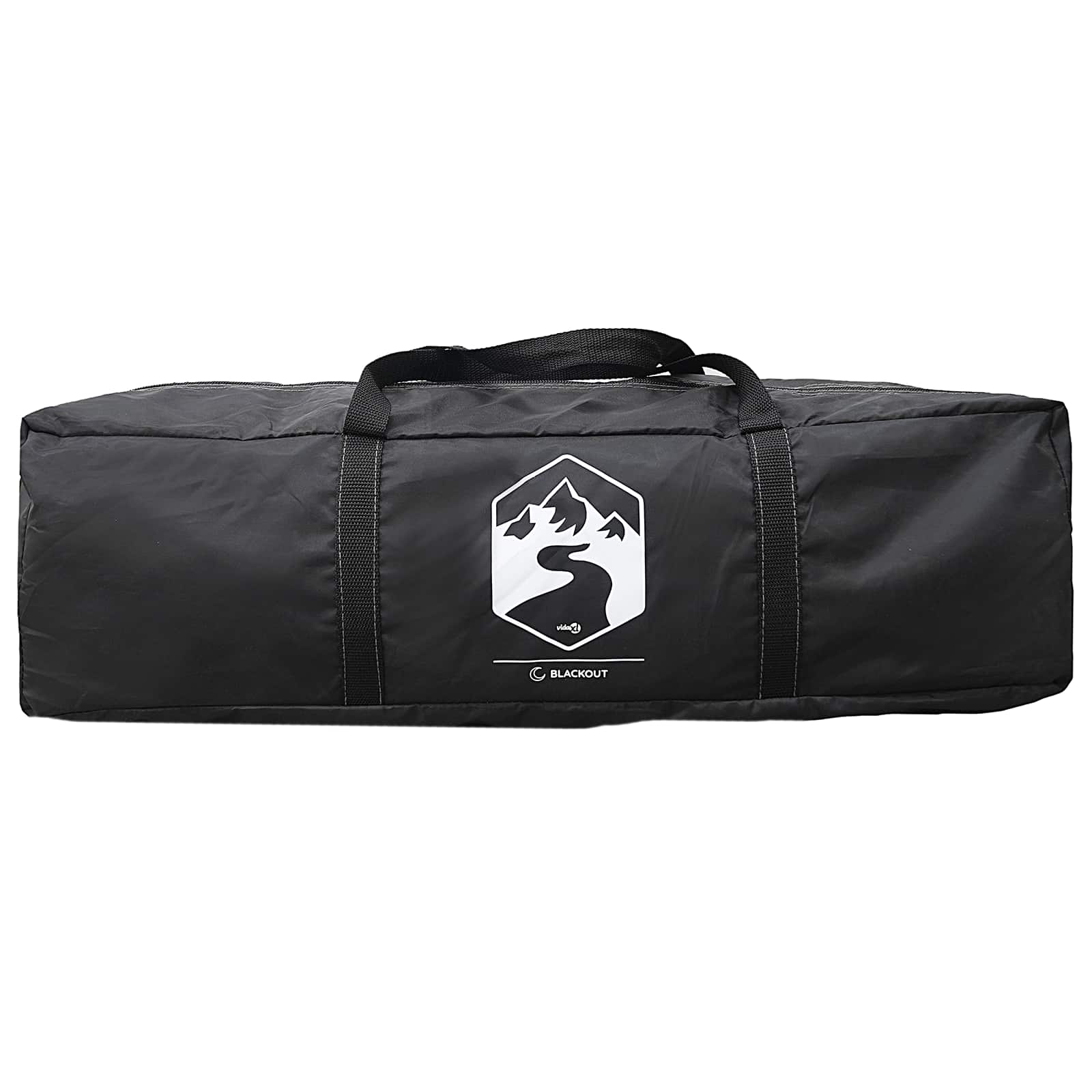 Hütten-Zelt mit Dach Weiß Blackout 210 x 210 x 138 cm Polyester