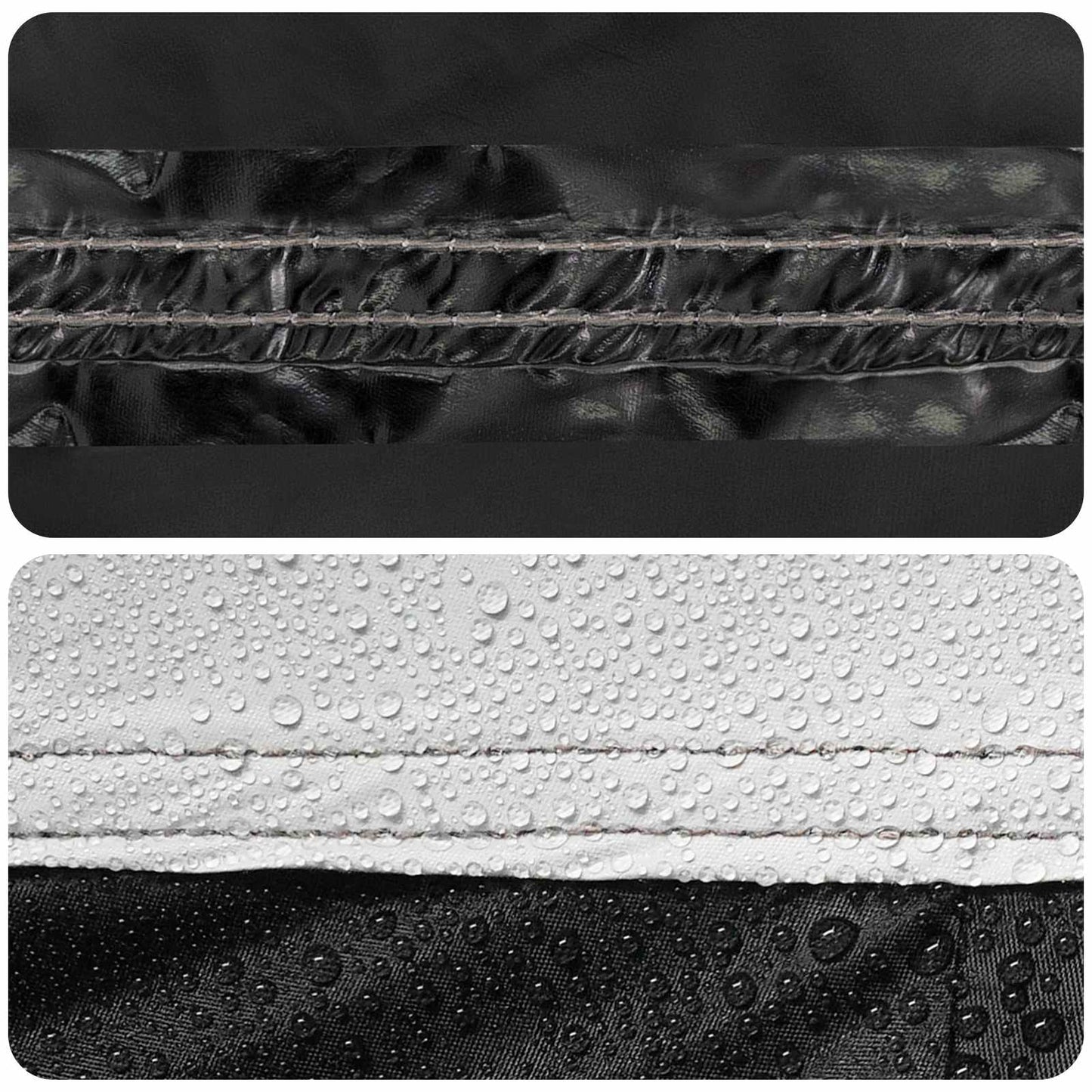 Hütten-Zelt mit Dach Weiß Blackout 210 x 210 x 138 cm Polyester