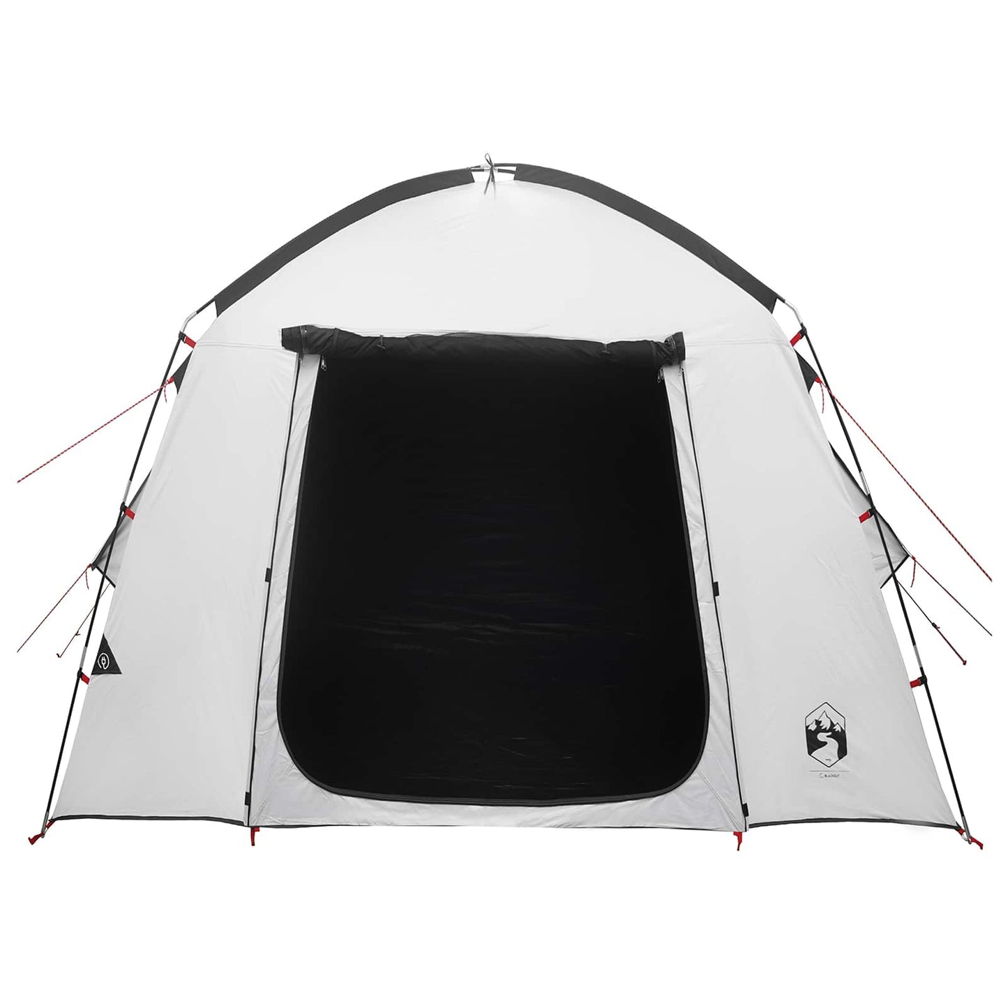 Hütten-Zelt mit Dach Weiß Blackout 210 x 210 x 138 cm Polyester