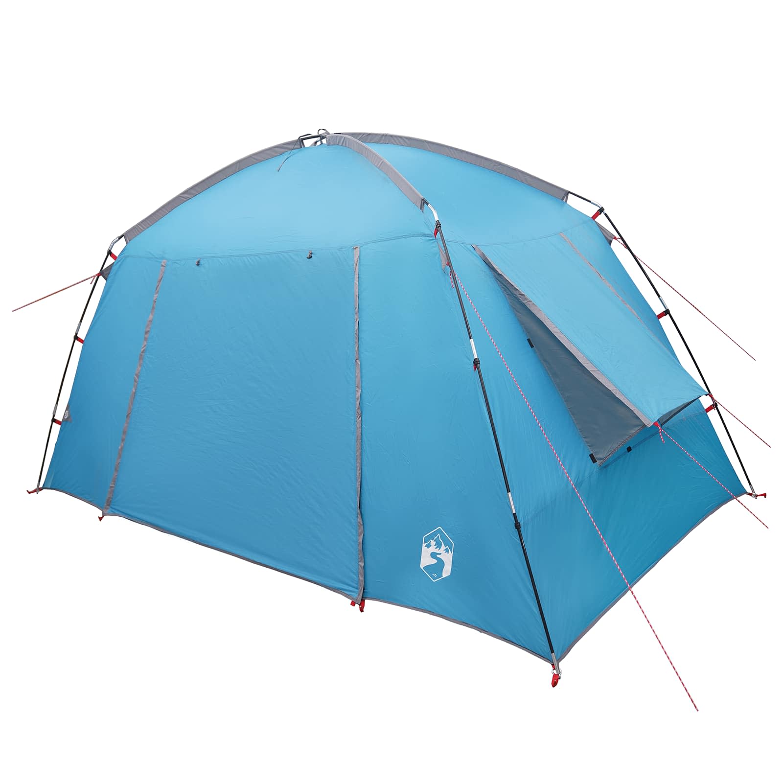Hütten-Zelt mit Dach Blau 300 x 210 x 156 cm Polyester