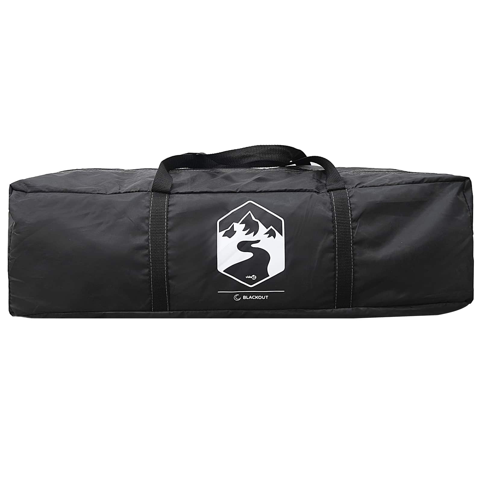 Hütten-Zelt mit Dach Weiß Blackout 300 x 210 x 156 cm Polyester