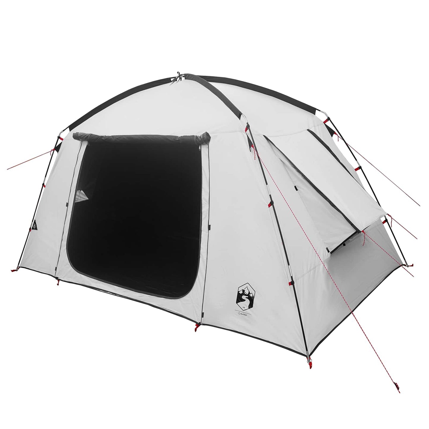 Hütten-Zelt mit Dach Weiß Blackout 300 x 210 x 156 cm Polyester