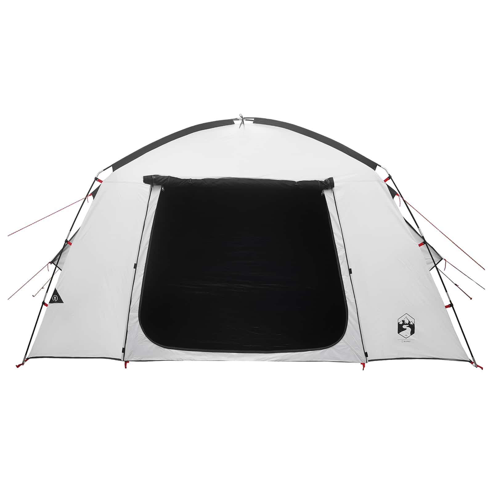Hütten-Zelt mit Dach Weiß Blackout 300 x 210 x 156 cm Polyester
