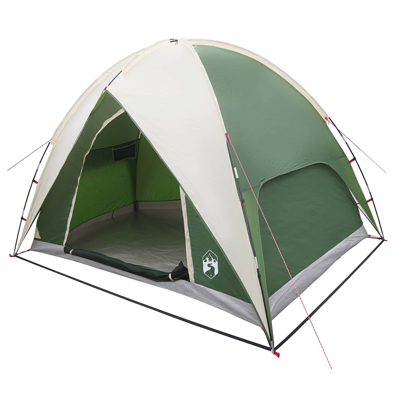 Campingzelt mit Regenhaube wasserdicht 4 Personen Grün