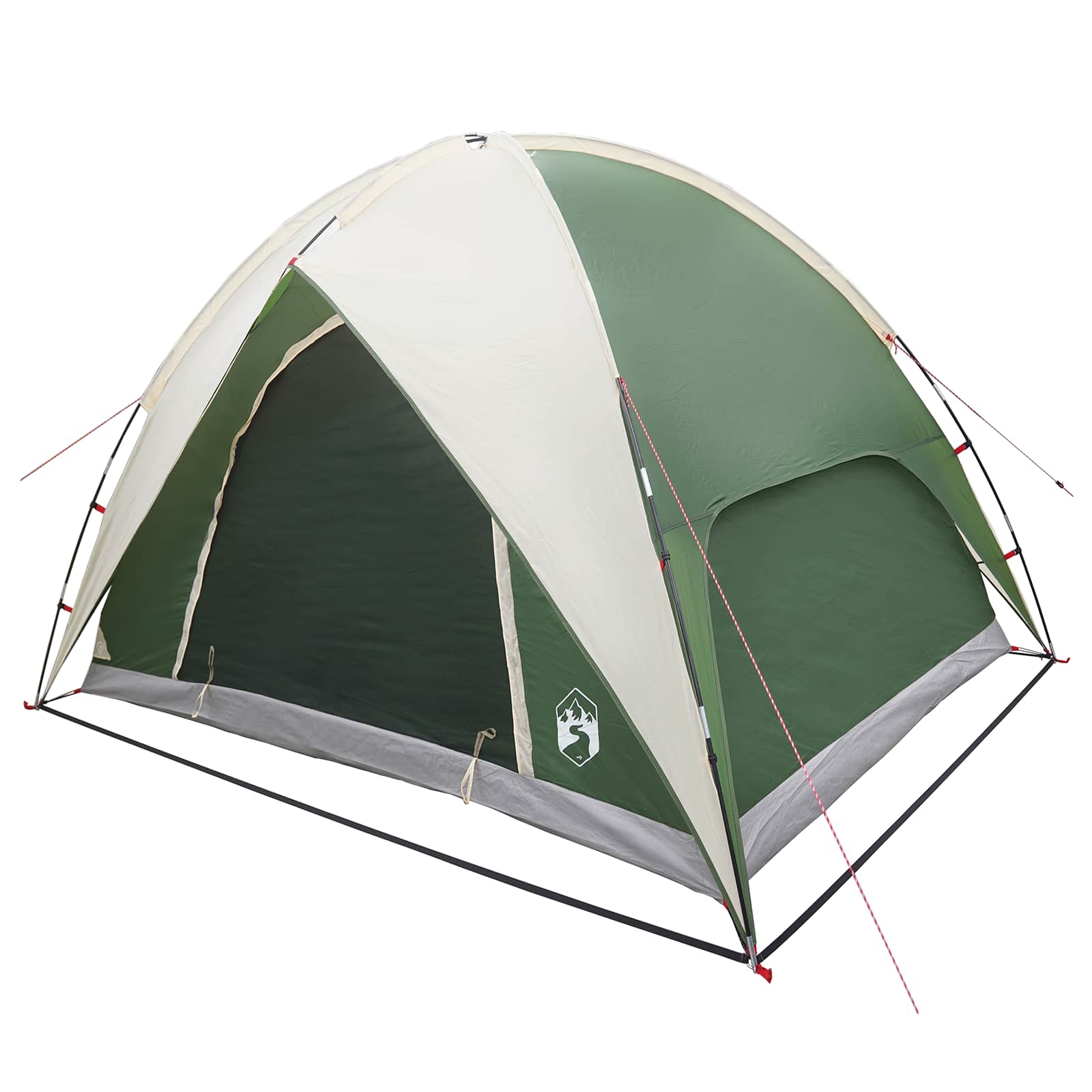 Campingzelt mit Regenhaube wasserdicht 4 Personen Grün