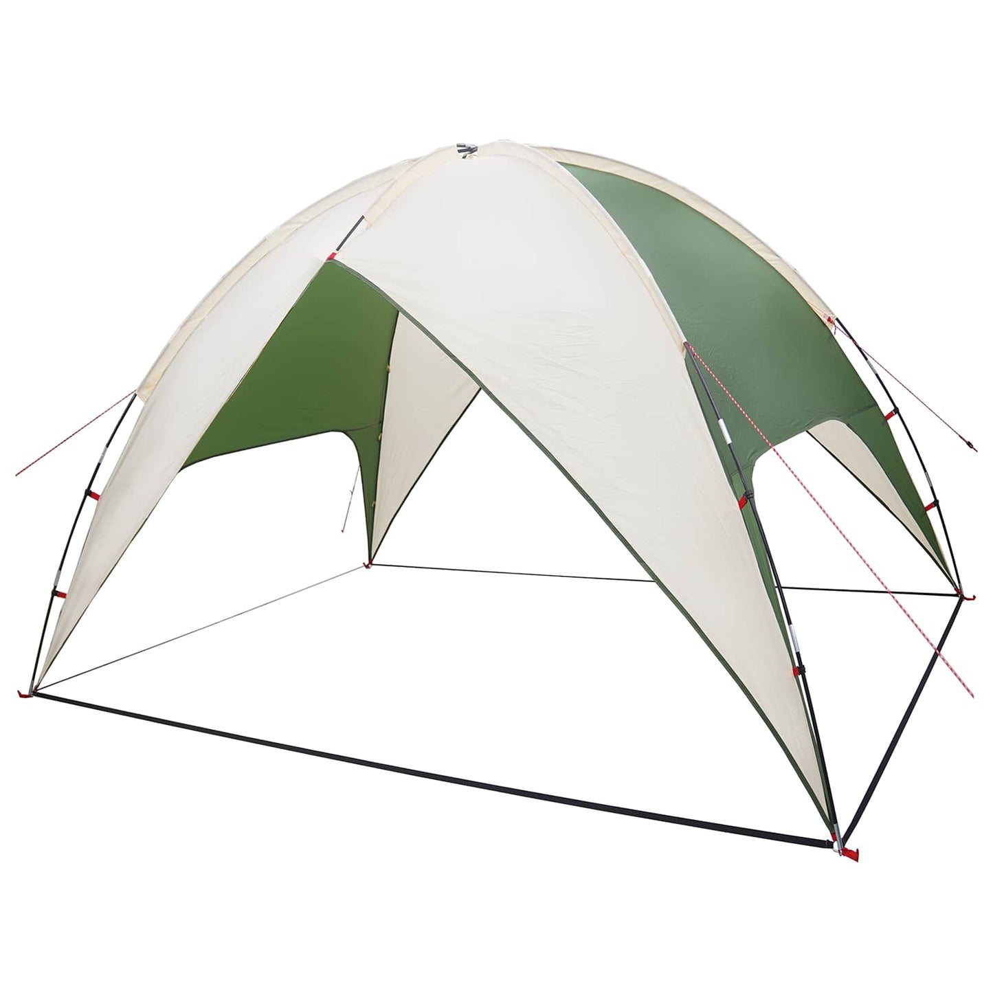 Campingzelt mit Regenhaube wasserdicht 4 Personen Grün