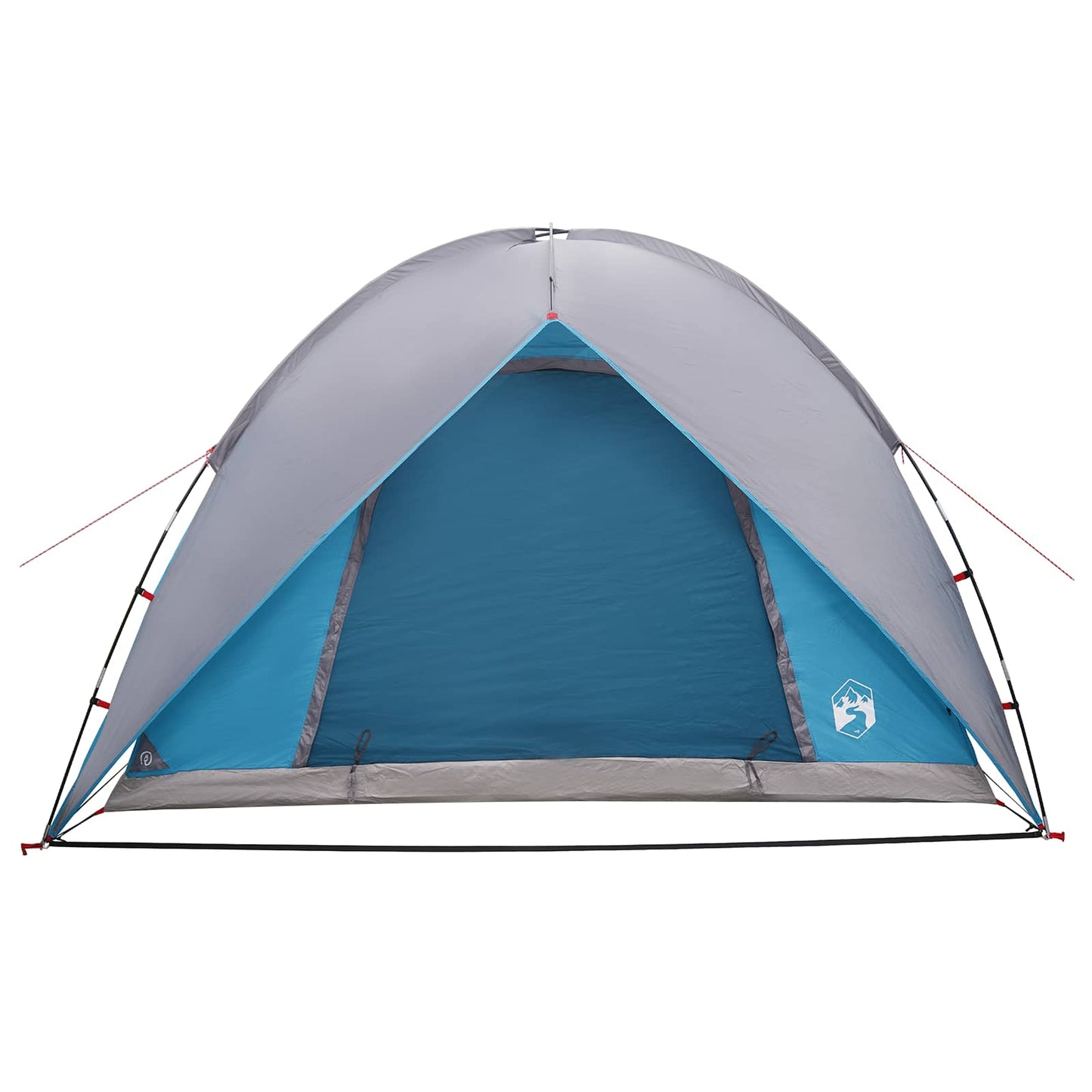 Campingzelt mit Regenhaube wasserdicht 4 Personen Blau