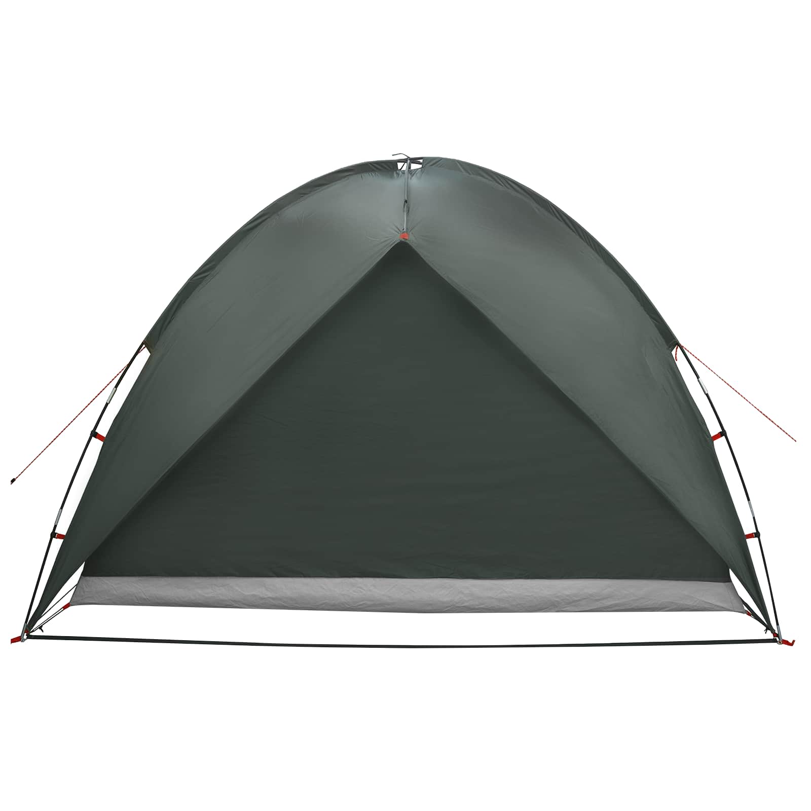 Campingzelt mit Regenhaube wasserdicht 4 Personen Olivegrün