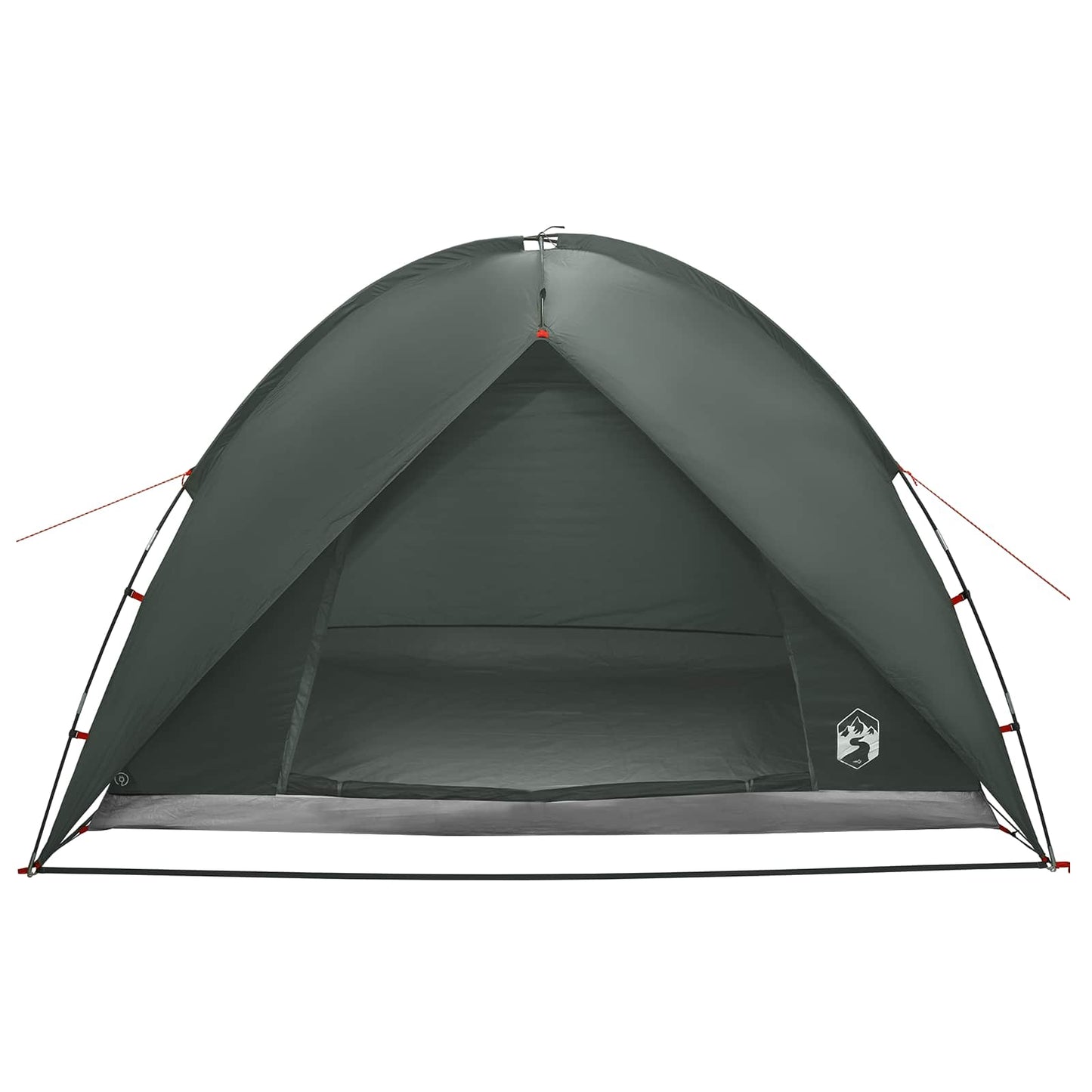 Campingzelt mit Regenhaube wasserdicht 4 Personen Olivegrün