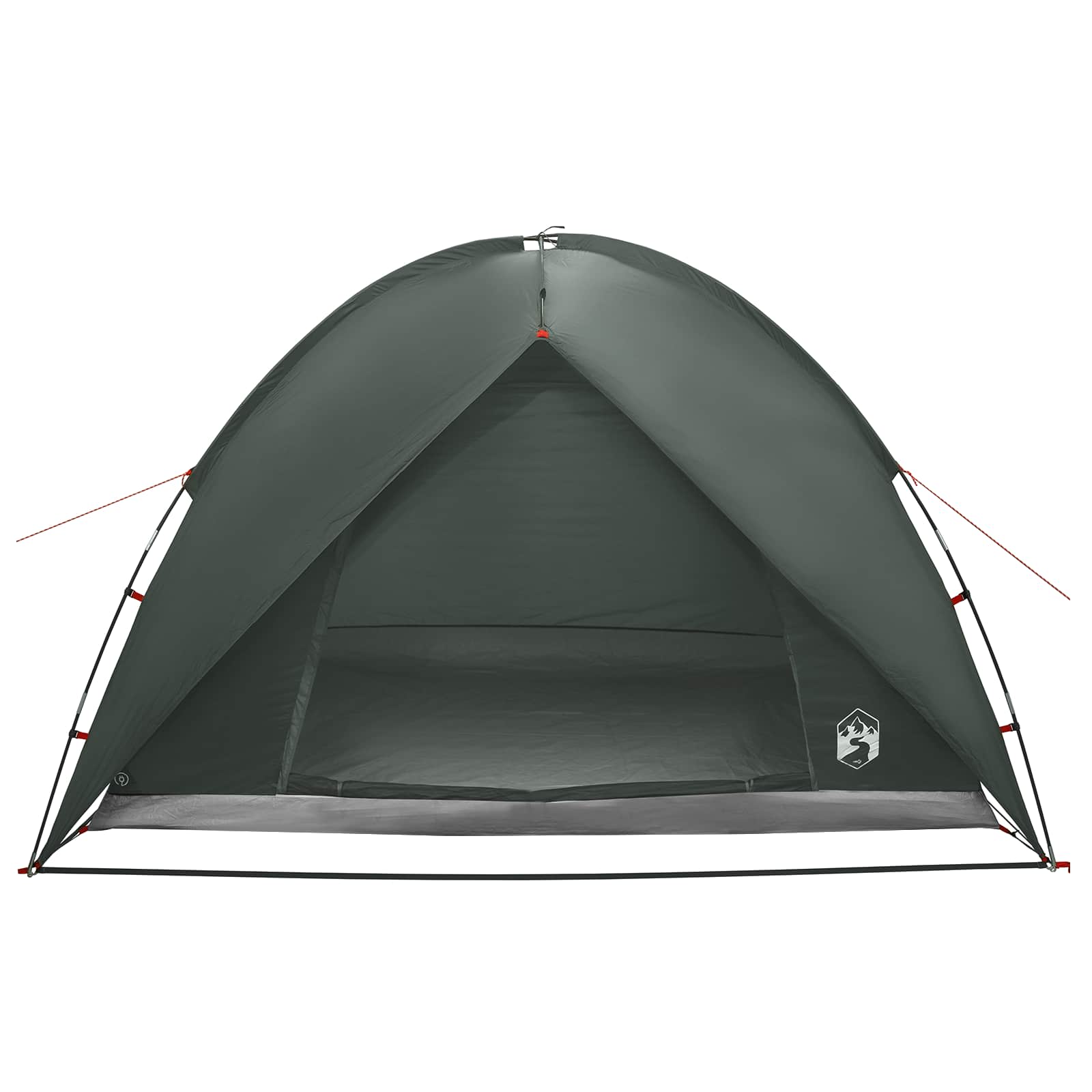 Campingzelt mit Regenhaube wasserdicht 4 Personen Olivegrün