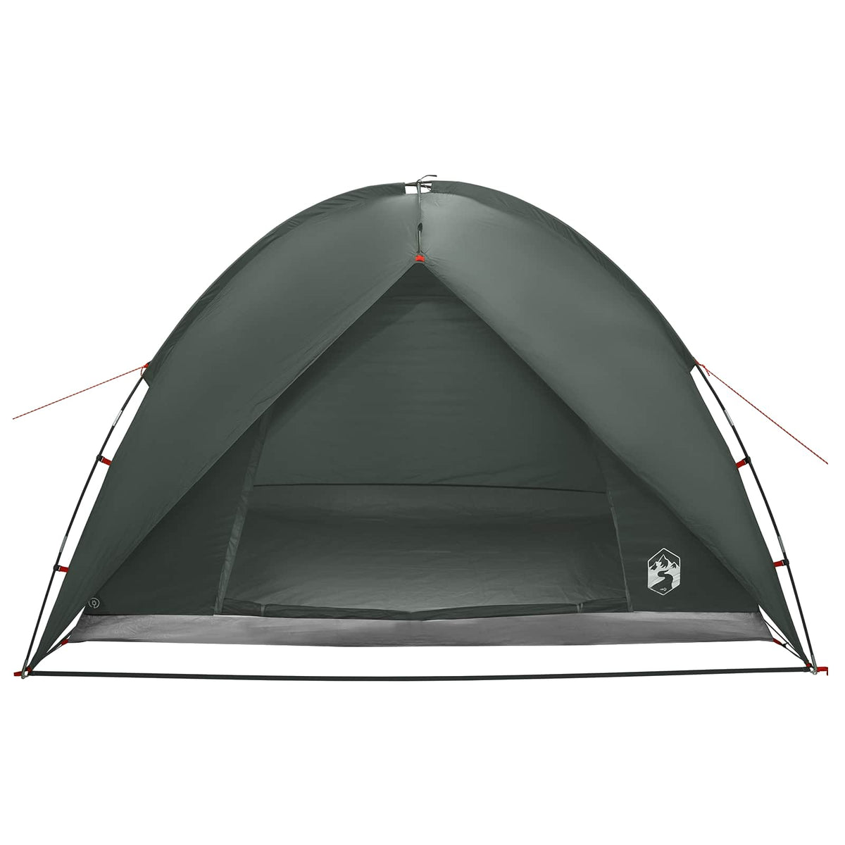 Campingzelt mit Regenhaube wasserdicht 3 Personen Olivegrün