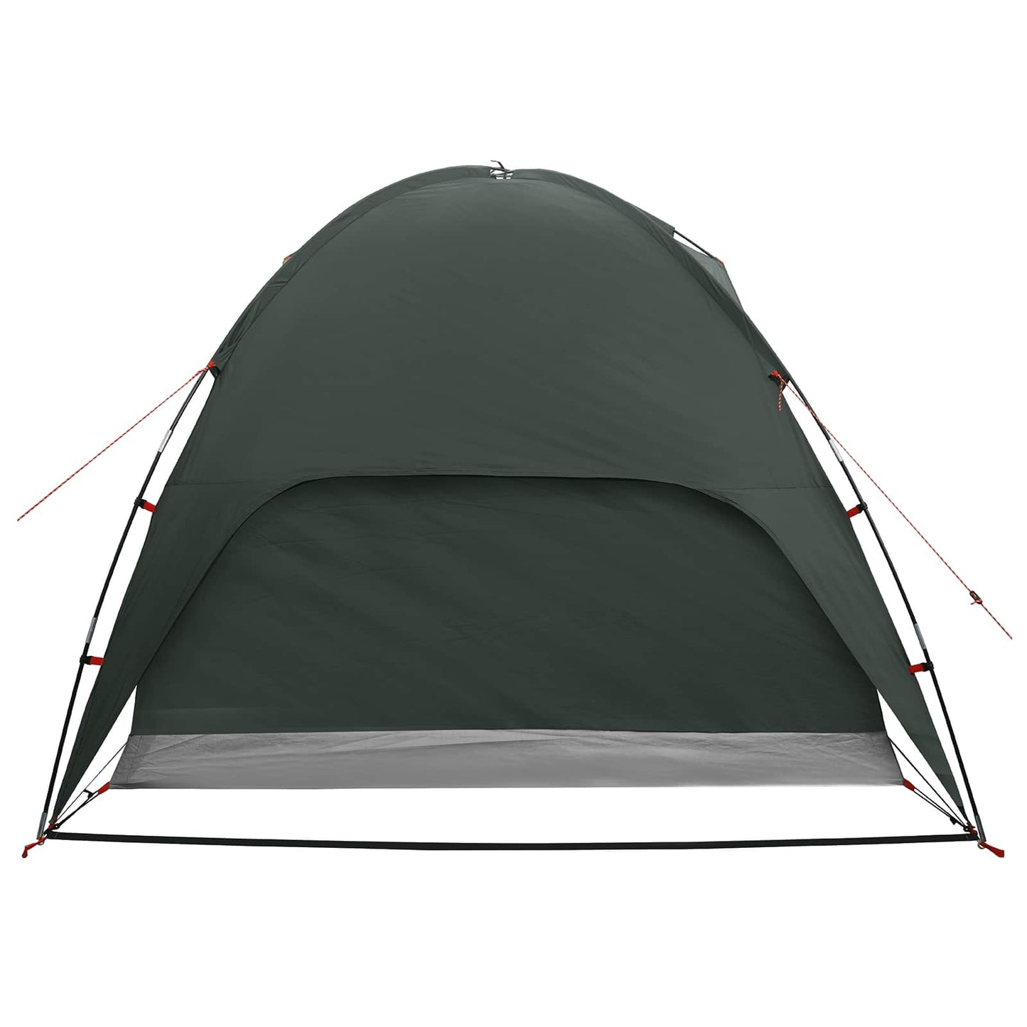 Campingzelt mit Regenhaube wasserdicht 4 Personen Olivegrün
